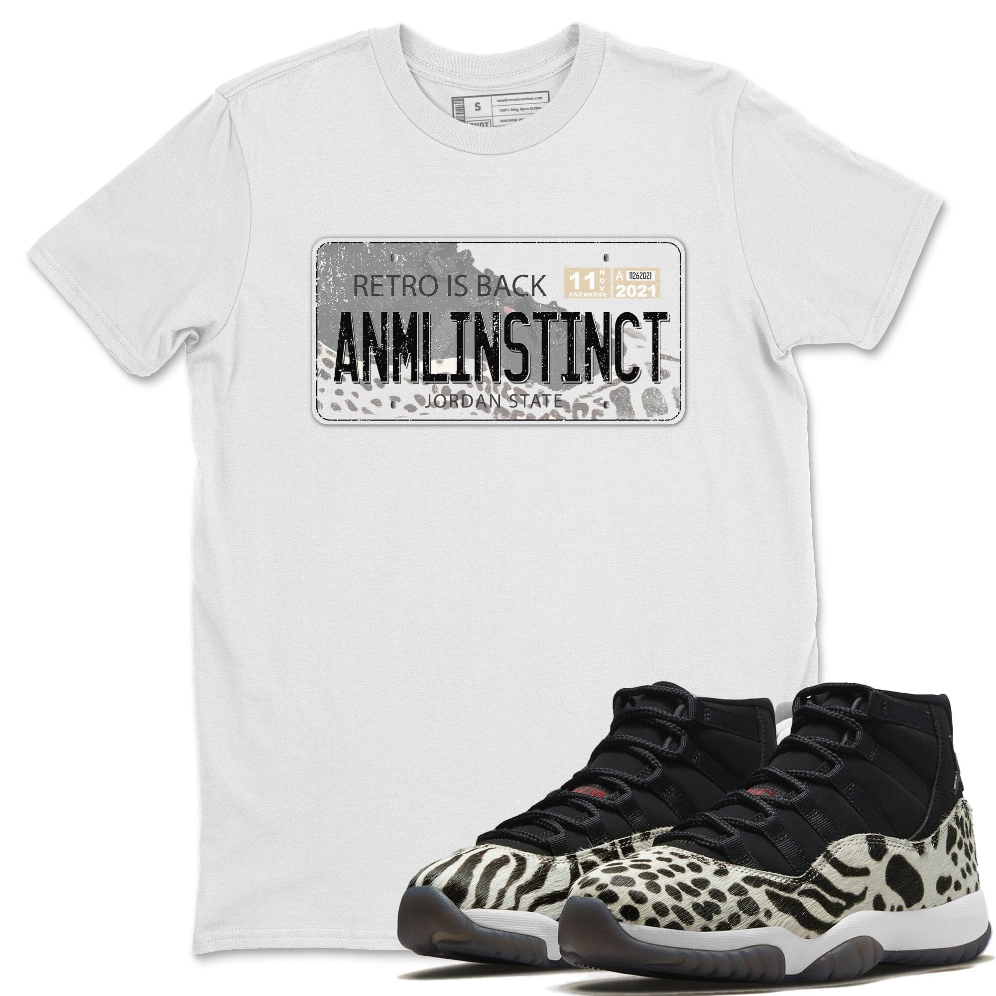 Jordan 11 Animal Instinct Shirt To Match Jordans Jordan Plate Sneaker Tees Jordan 11 Animal Instinct Drip Gear Zone Sneaker Matching Clothing Unisex Shirts
