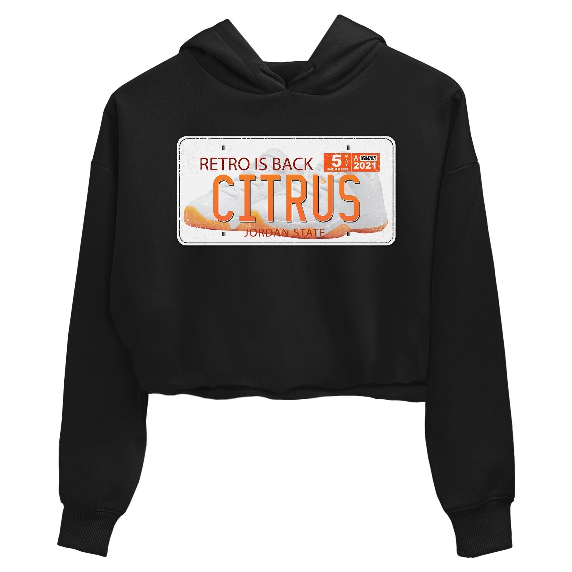 Jordan 11 Citrus Sneaker Matching T-Shirt Jordan Plate Sneaker Tees Jordan 11 Citrus Sneaker Release Tees Women's Shirts