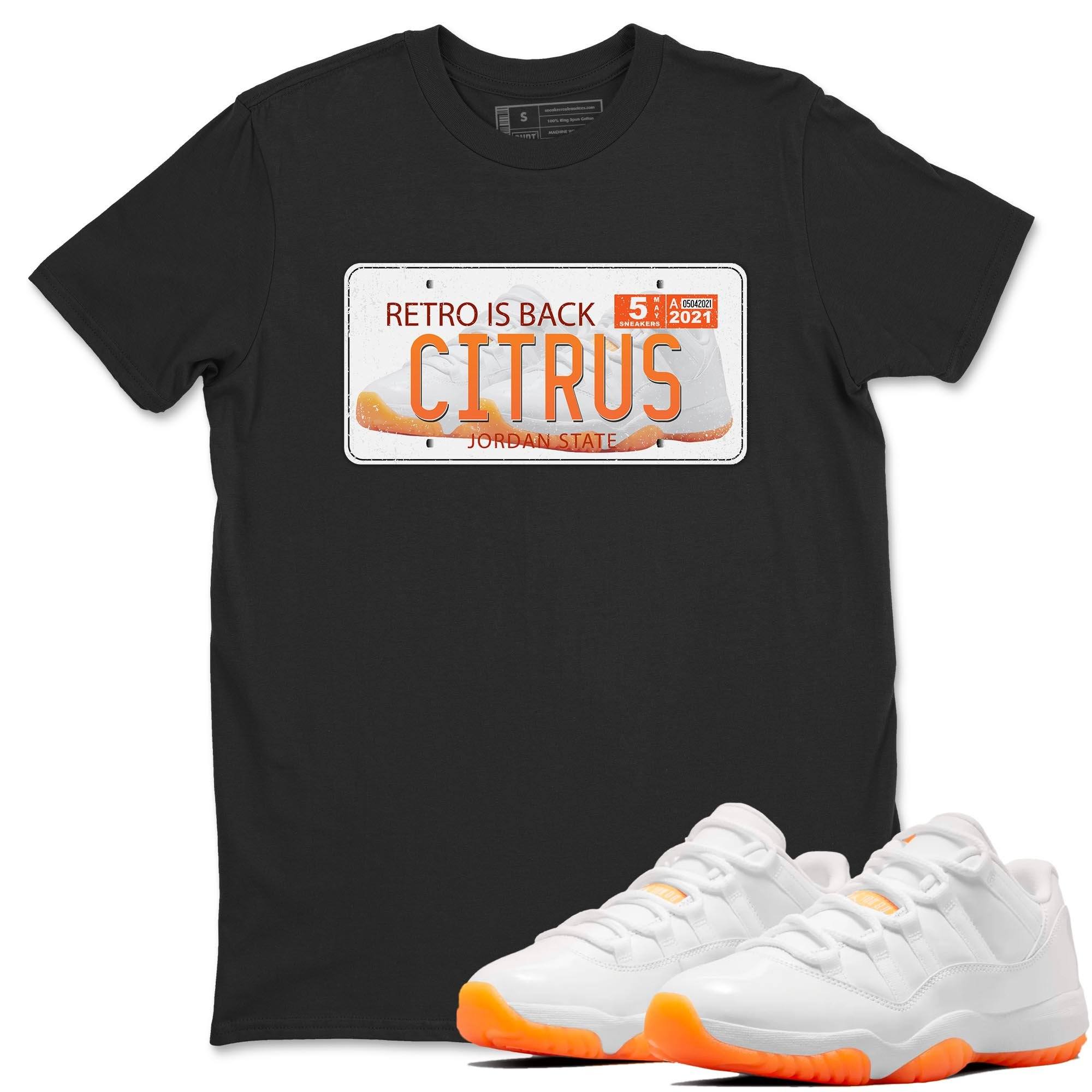 Jordan 11 Citrus Shirt To Match Jordans Jordan Plate Sneaker Tees Jordan 11 Citrus Drip Gear Zone Sneaker Matching Clothing Unisex Shirts