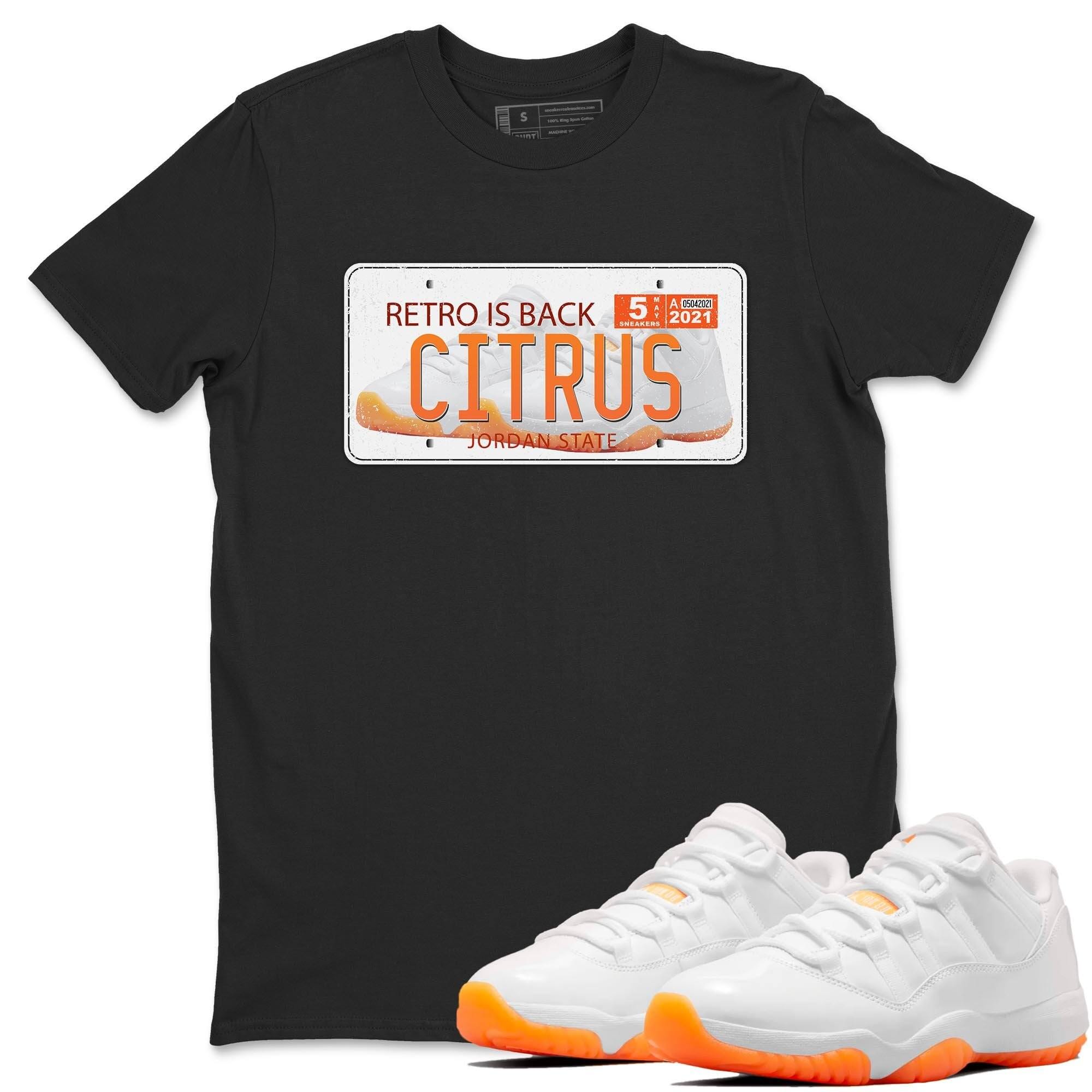 Jordan 11 Citrus Shirt To Match Jordans Jordan Plate Sneaker Tees Jordan 11 Citrus Drip Gear Zone Sneaker Matching Clothing Unisex Shirts