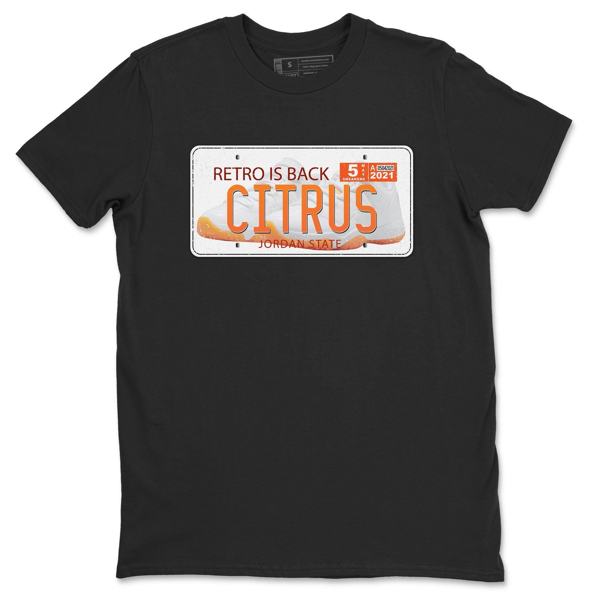 Jordan 11 Citrus Shirt To Match Jordans Jordan Plate Sneaker Tees Jordan 11 Citrus Drip Gear Zone Sneaker Matching Clothing Unisex Shirts