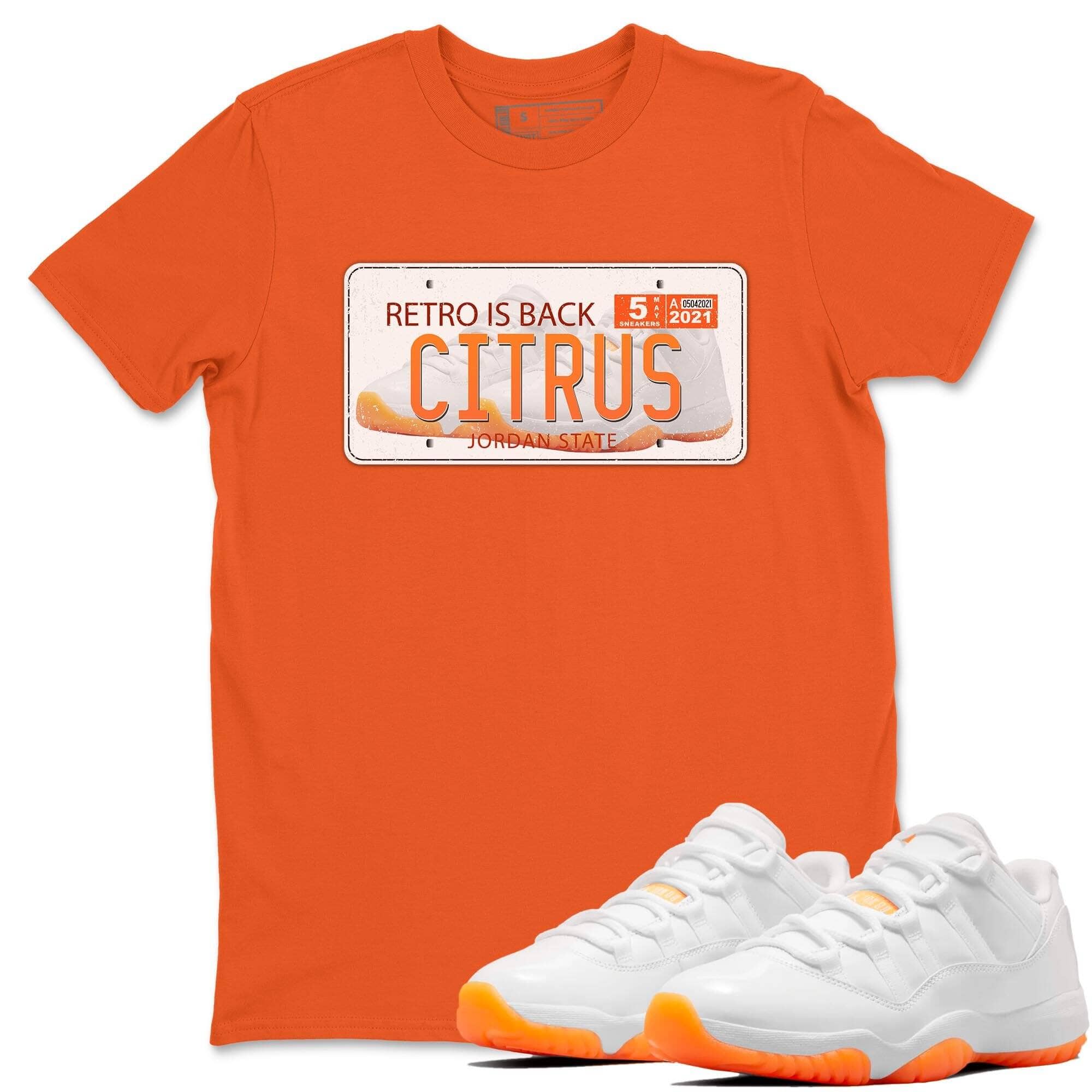 Jordan 11 Citrus Shirt To Match Jordans Jordan Plate Sneaker Tees Jordan 11 Citrus Drip Gear Zone Sneaker Matching Clothing Unisex Shirts