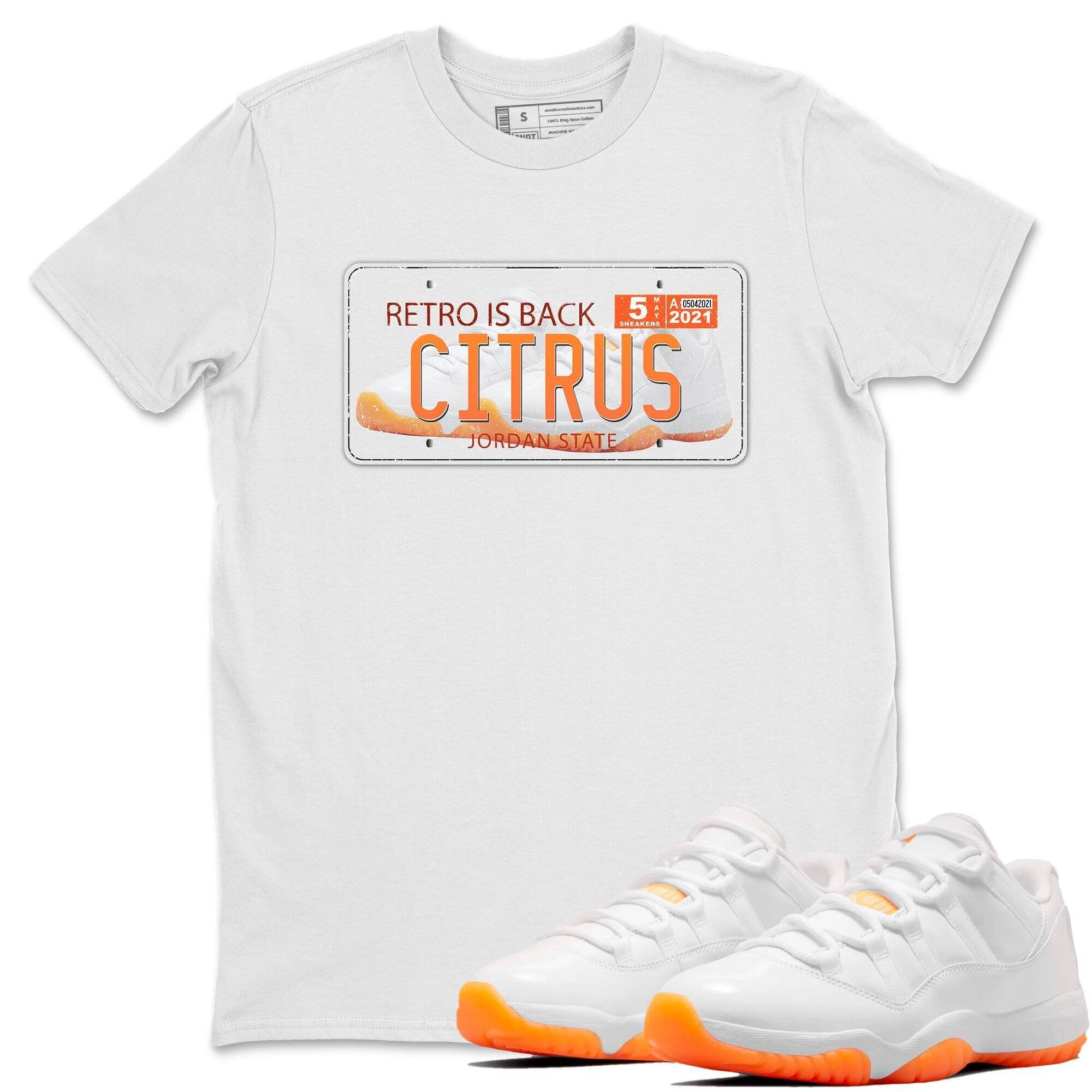 Jordan 11 Citrus Shirt To Match Jordans Jordan Plate Sneaker Tees Jordan 11 Citrus Drip Gear Zone Sneaker Matching Clothing Unisex Shirts