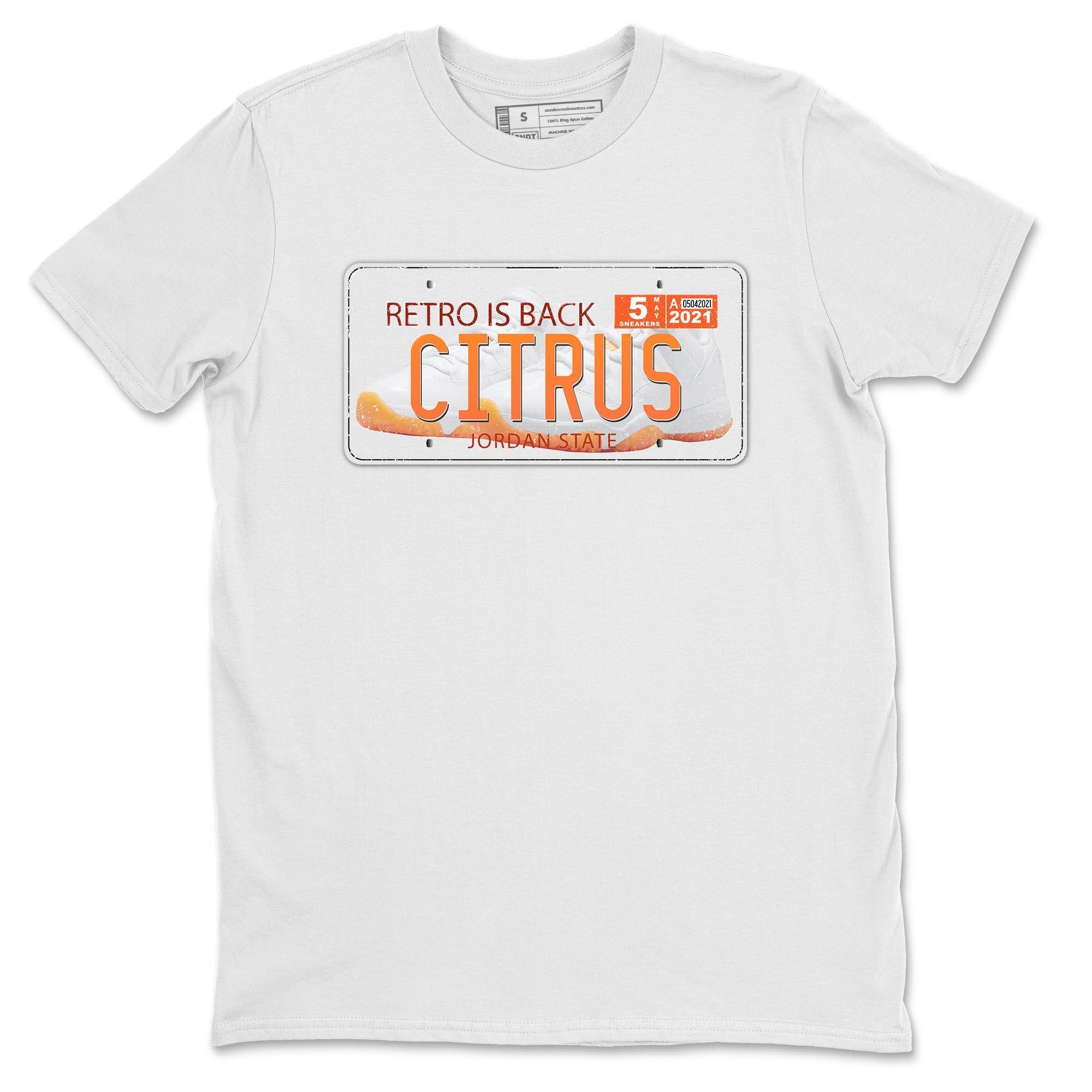 Jordan 11 Citrus Shirt To Match Jordans Jordan Plate Sneaker Tees Jordan 11 Citrus Drip Gear Zone Sneaker Matching Clothing Unisex Shirts