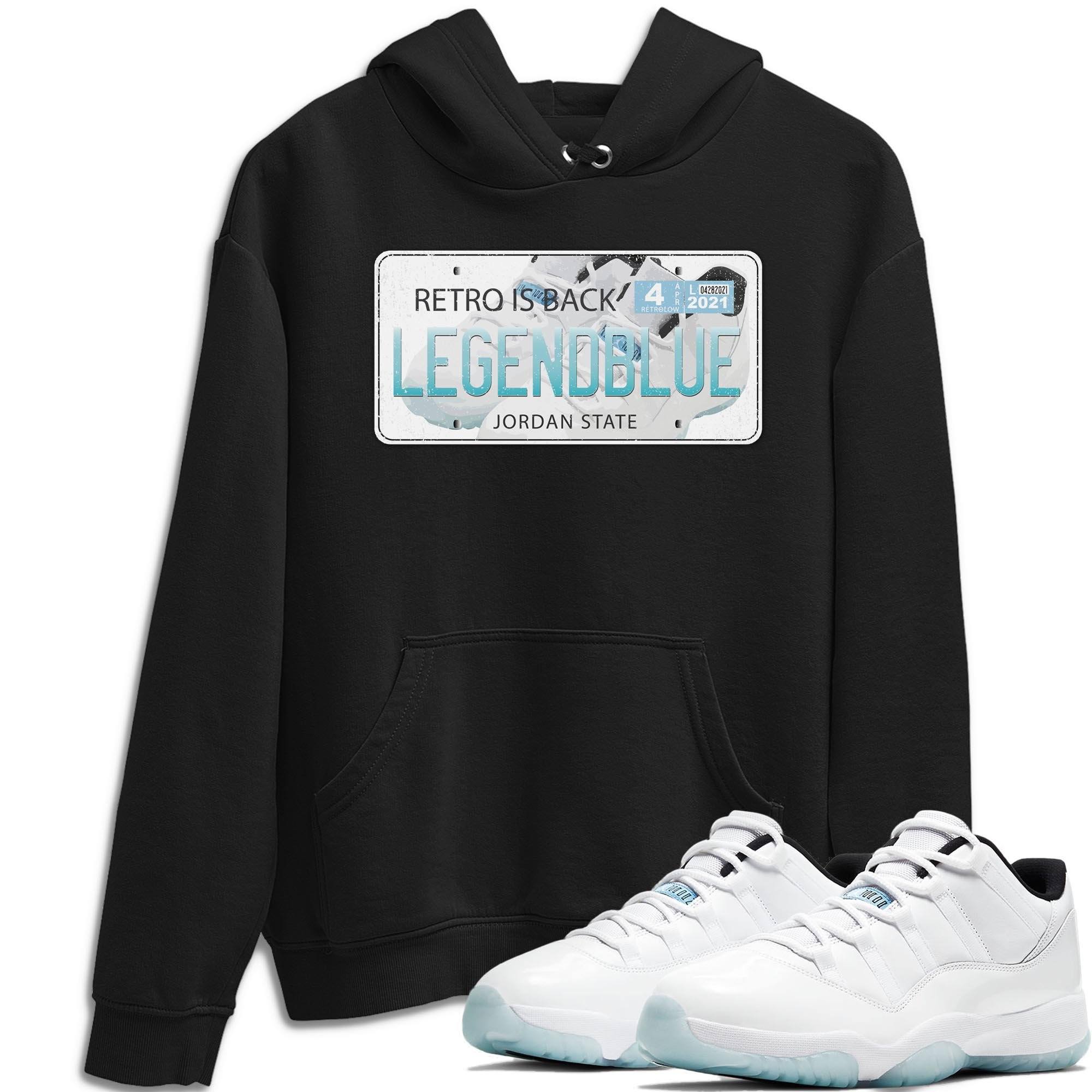 Jordan 11 Legend Blue Shirt To Match Jordans Jordan Plate Sneaker Tees Jordan 11 Legend Blue Drip Gear Zone Sneaker Matching Clothing Unisex Shirts