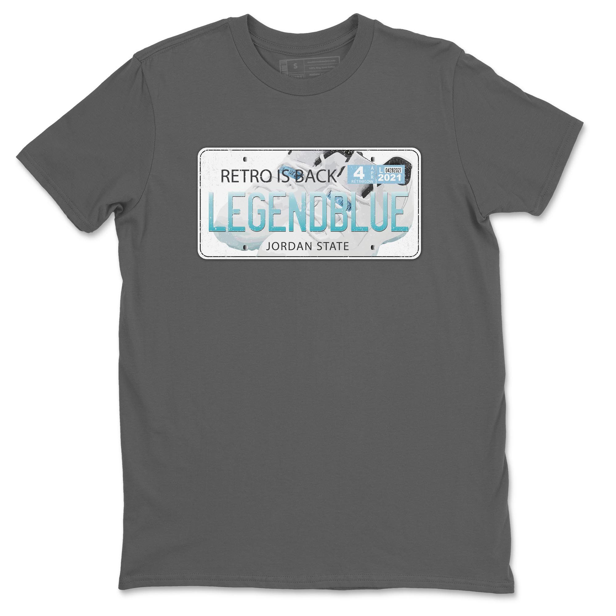 Jordan 11 Legend Blue Shirt To Match Jordans Jordan Plate Sneaker Tees Jordan 11 Legend Blue Drip Gear Zone Sneaker Matching Clothing Unisex Shirts