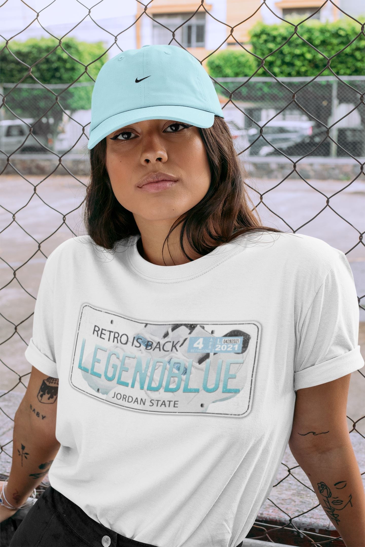 Jordan 11 Legend Blue Shirt To Match Jordans Jordan Plate Sneaker Tees Jordan 11 Legend Blue Drip Gear Zone Sneaker Matching Clothing Unisex Shirts