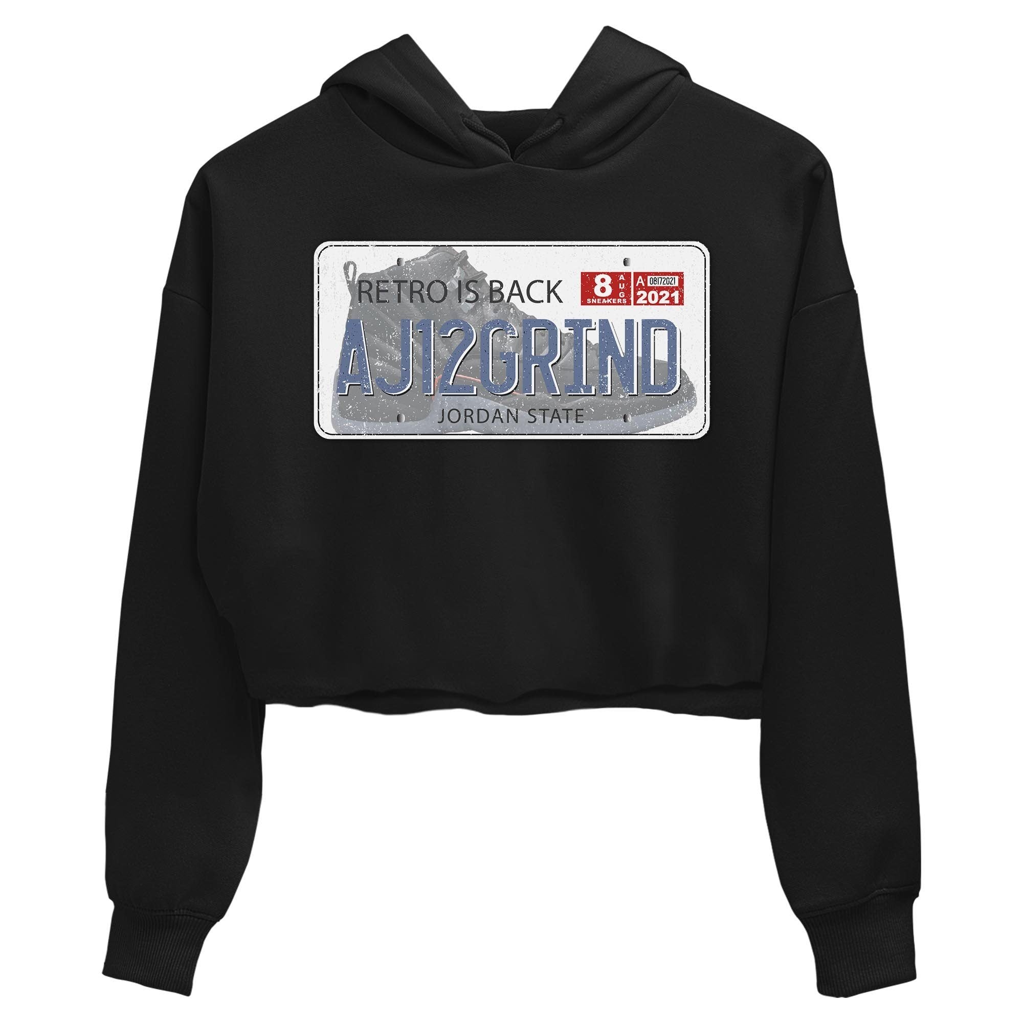 Jordan 12 Grind Sneaker Matching T-Shirt Jordan Plate Sneaker Tees Jordan 12 Grind Sneaker Release Tees Women's Shirts