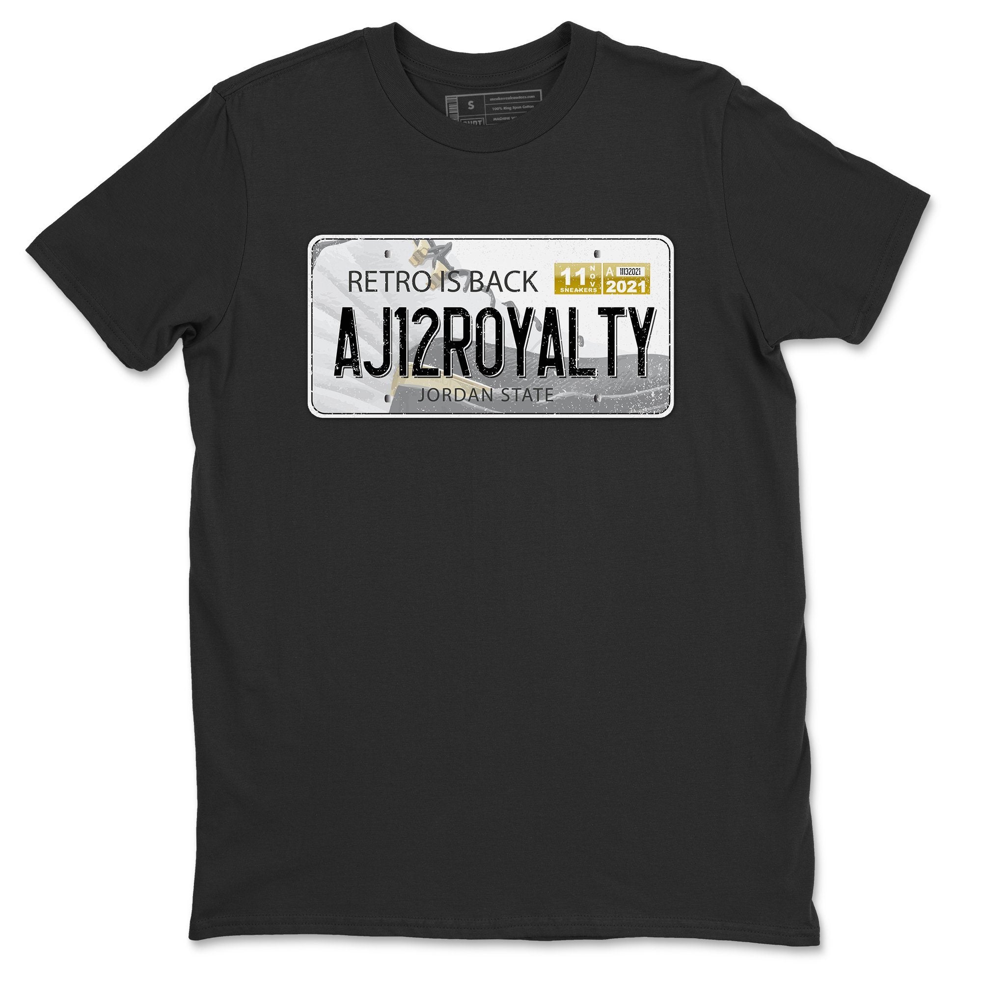 Jordan 12 Royalty Shirt To Match Jordans Jordan Plate Sneaker Tees Jordan 12 Royalty Drip Gear Zone Sneaker Matching Clothing Unisex Shirts