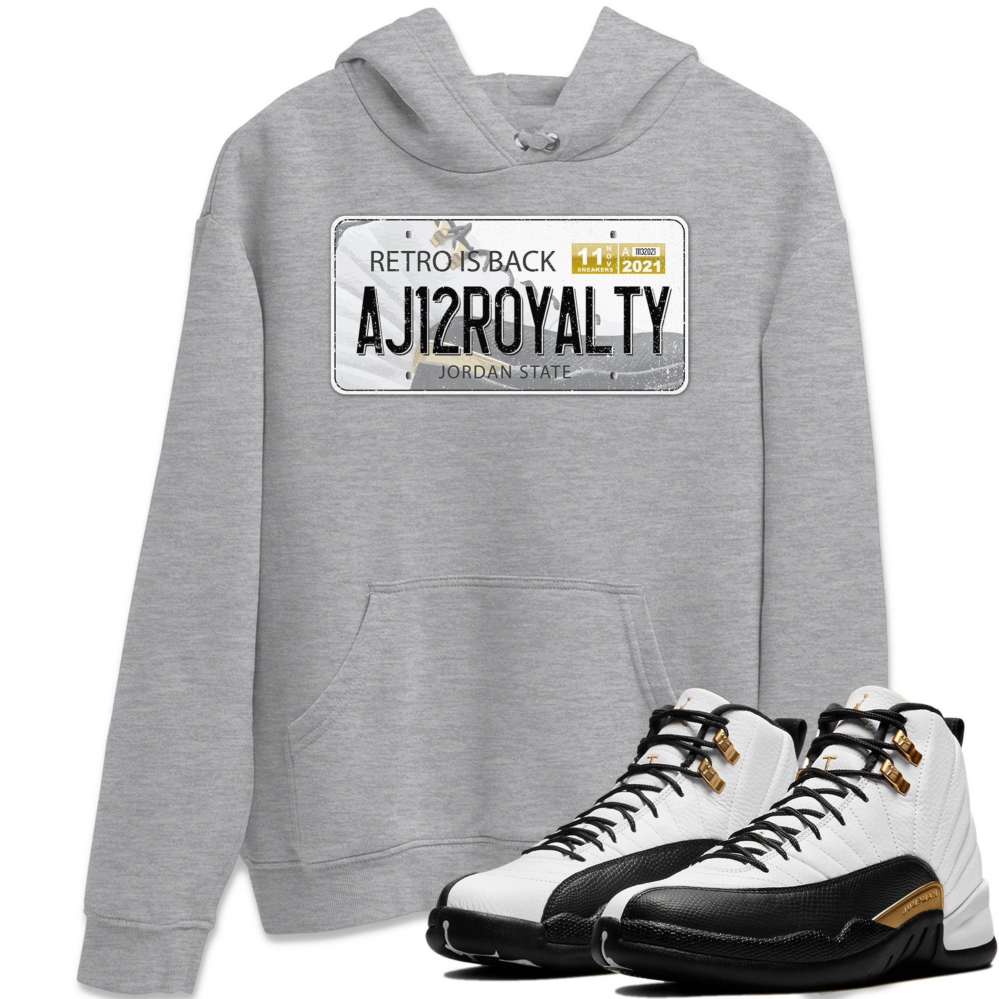 Jordan 12 Royalty Shirt To Match Jordans Jordan Plate Sneaker Tees Jordan 12 Royalty Drip Gear Zone Sneaker Matching Clothing Unisex Shirts