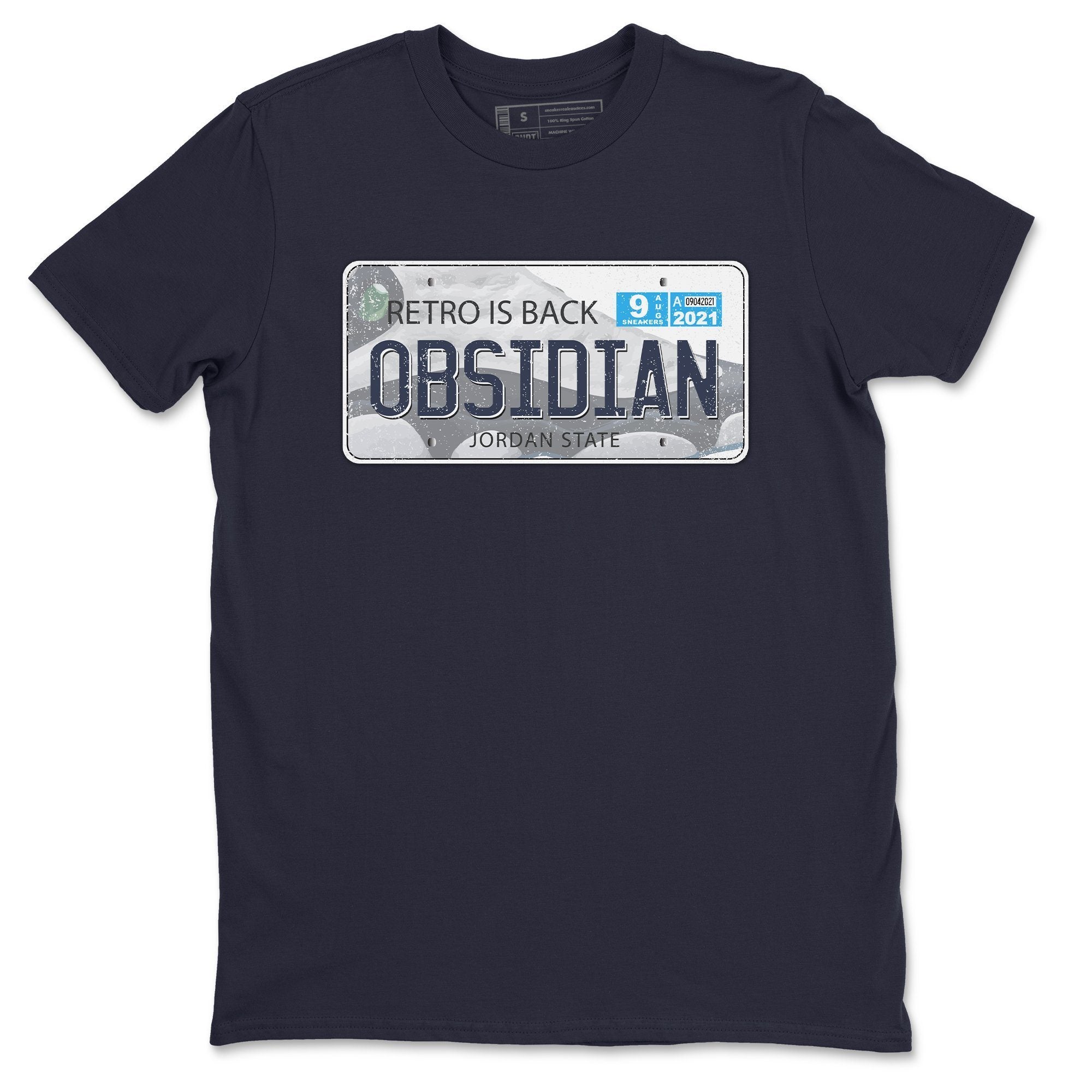 Jordan 13 Obsidian Shirt To Match Jordans Jordan Plate Sneaker Tees Jordan 13 Obsidian Drip Gear Zone Sneaker Matching Clothing Unisex Shirts
