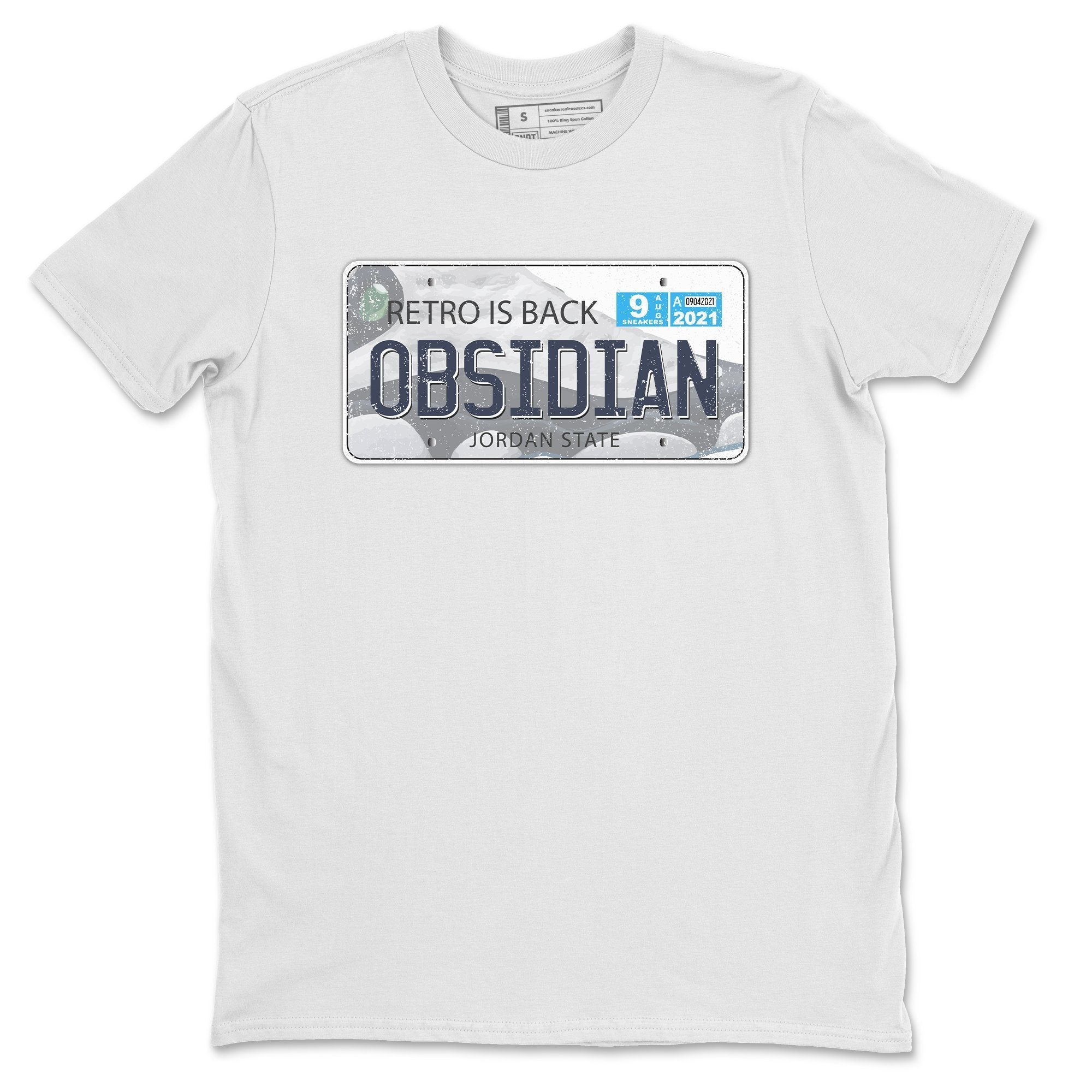 Jordan 13 Obsidian Shirt To Match Jordans Jordan Plate Sneaker Tees Jordan 13 Obsidian Drip Gear Zone Sneaker Matching Clothing Unisex Shirts