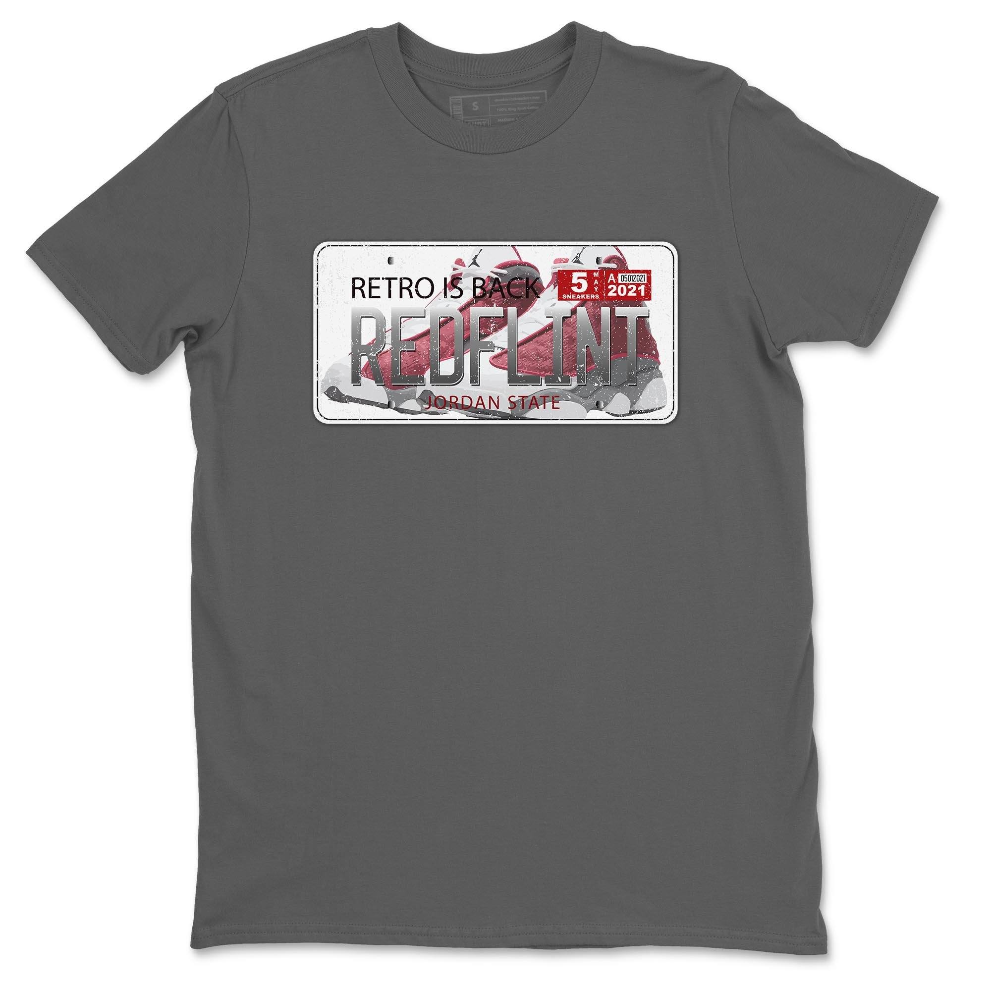 Jordan 13 Red Flint Shirt To Match Jordans Jordan Plate Sneaker Tees Jordan 13 Red Flint Drip Gear Zone Sneaker Matching Clothing Unisex Shirts