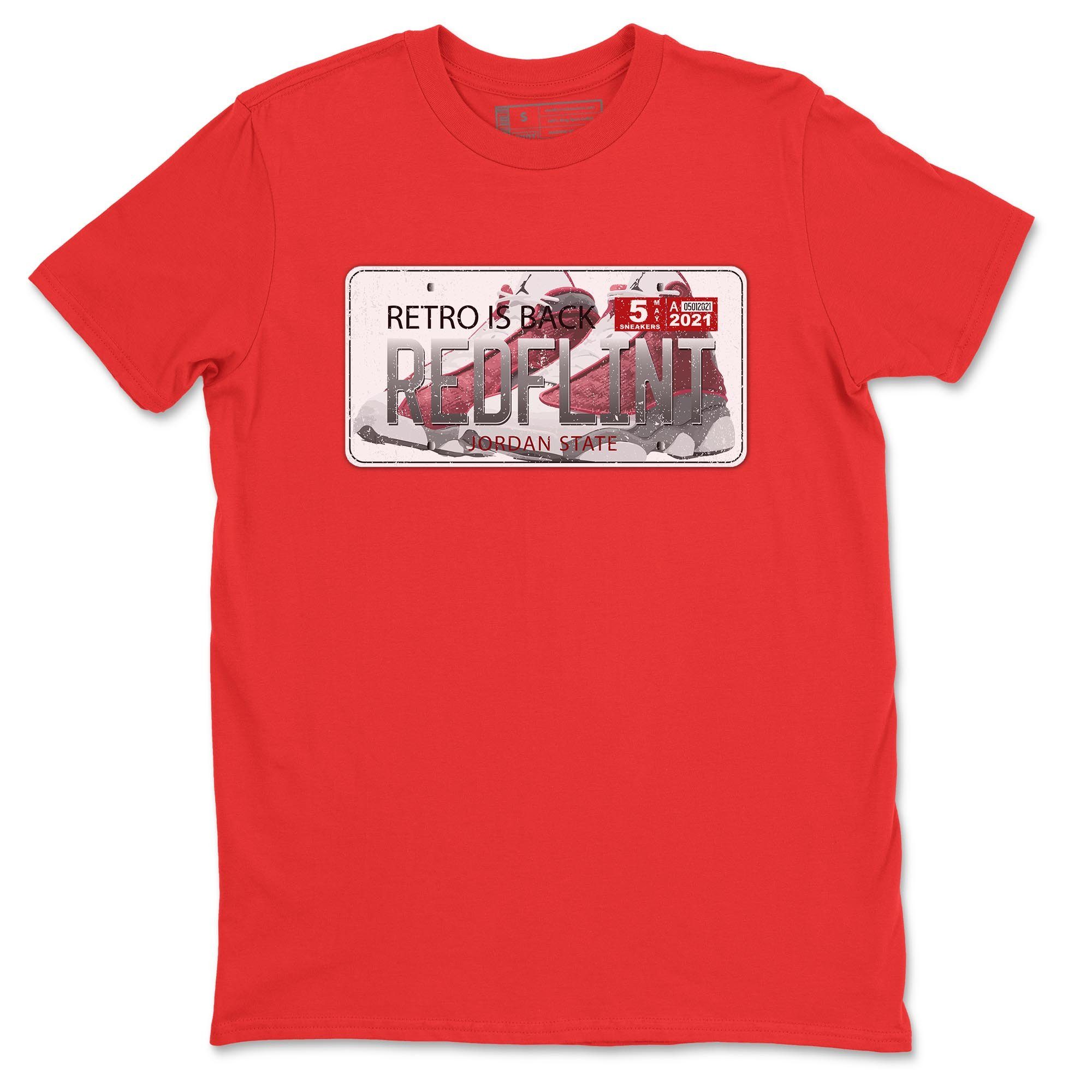 Jordan 13 Red Flint Shirt To Match Jordans Jordan Plate Sneaker Tees Jordan 13 Red Flint Drip Gear Zone Sneaker Matching Clothing Unisex Shirts