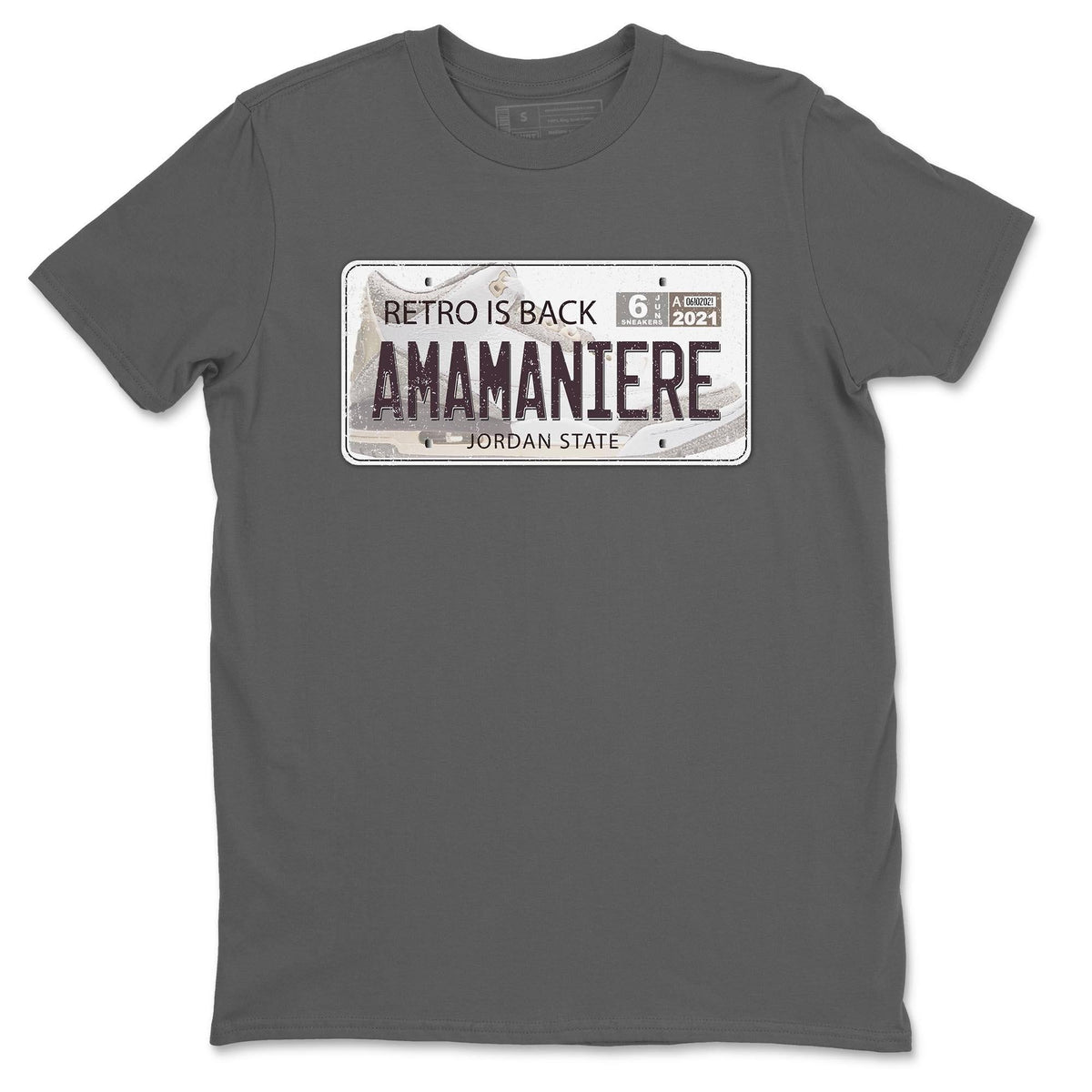 Jordan 3 A Ma Maniere Shirt To Match Jordans Jordan Plate Sneaker Tees Jordan 3 A Ma Maniere Drip Gear Zone Sneaker Matching Clothing Unisex Shirts