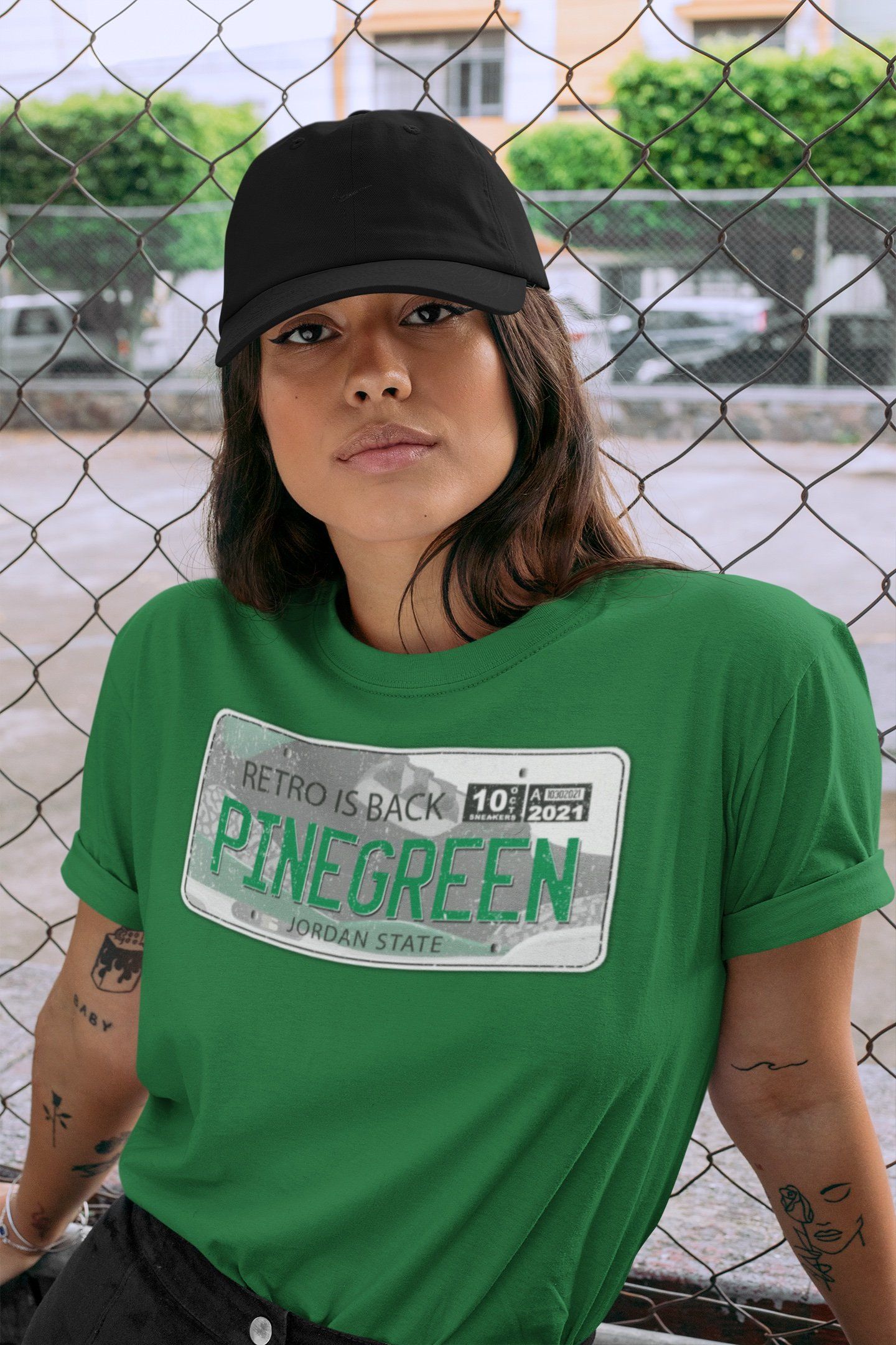 Jordan 3 Pine Green Shirt To Match Jordans Jordan Plate Sneaker Tees Jordan 3 Pine Green Drip Gear Zone Sneaker Matching Clothing Unisex Shirts
