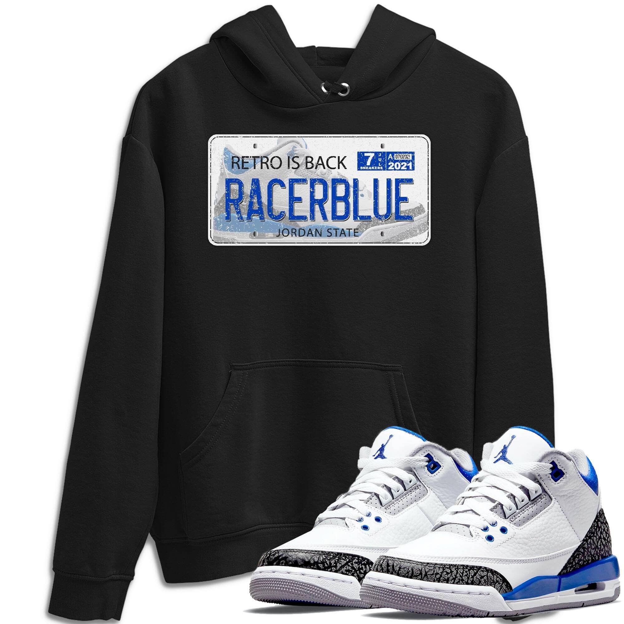 Jordan 3 Racer Blue Shirt To Match Jordans Jordan Plate Sneaker Tees Jordan 3 Racer Blue Drip Gear Zone Sneaker Matching Clothing Unisex Shirts