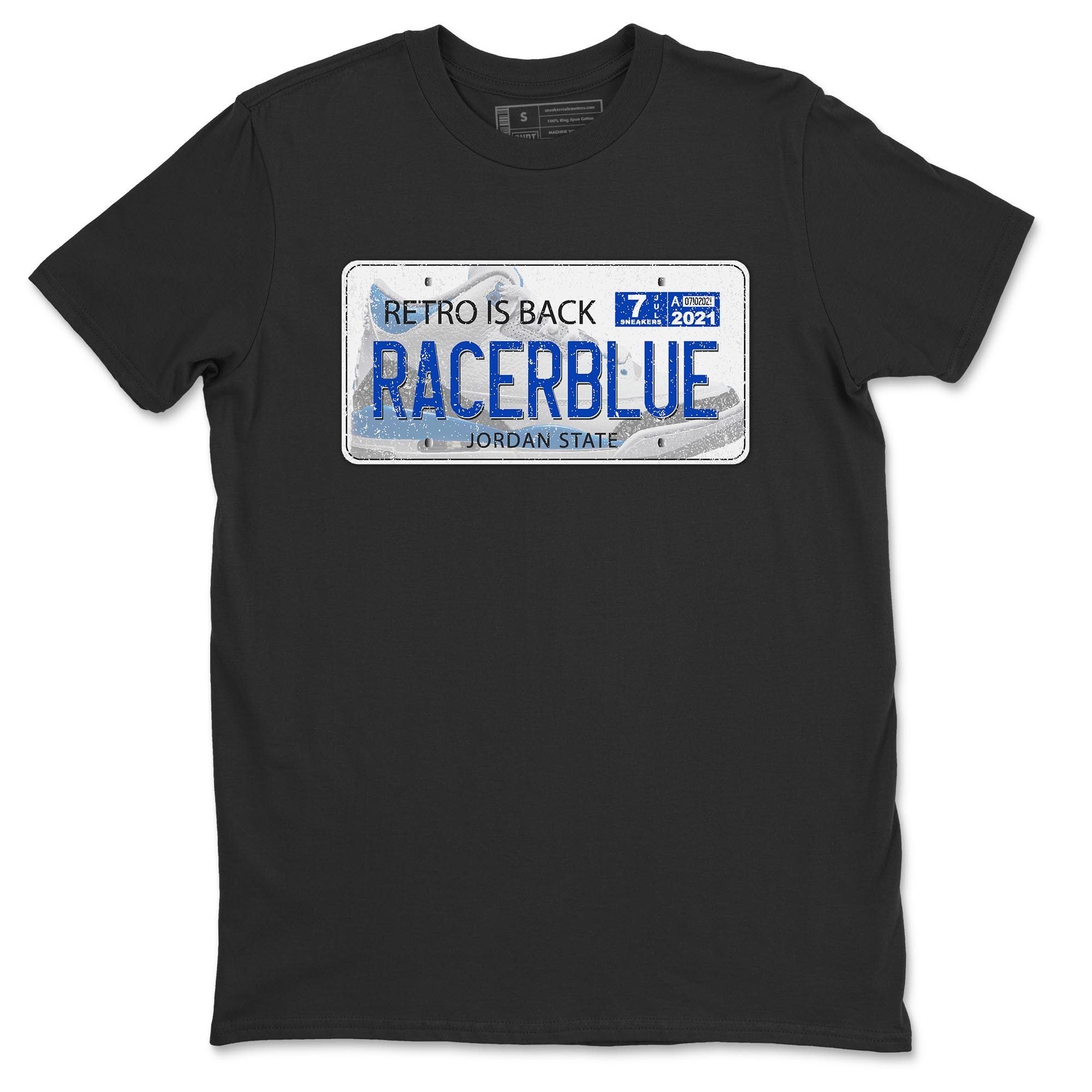 Jordan 3 Racer Blue Shirt To Match Jordans Jordan Plate Sneaker Tees Jordan 3 Racer Blue Drip Gear Zone Sneaker Matching Clothing Unisex Shirts