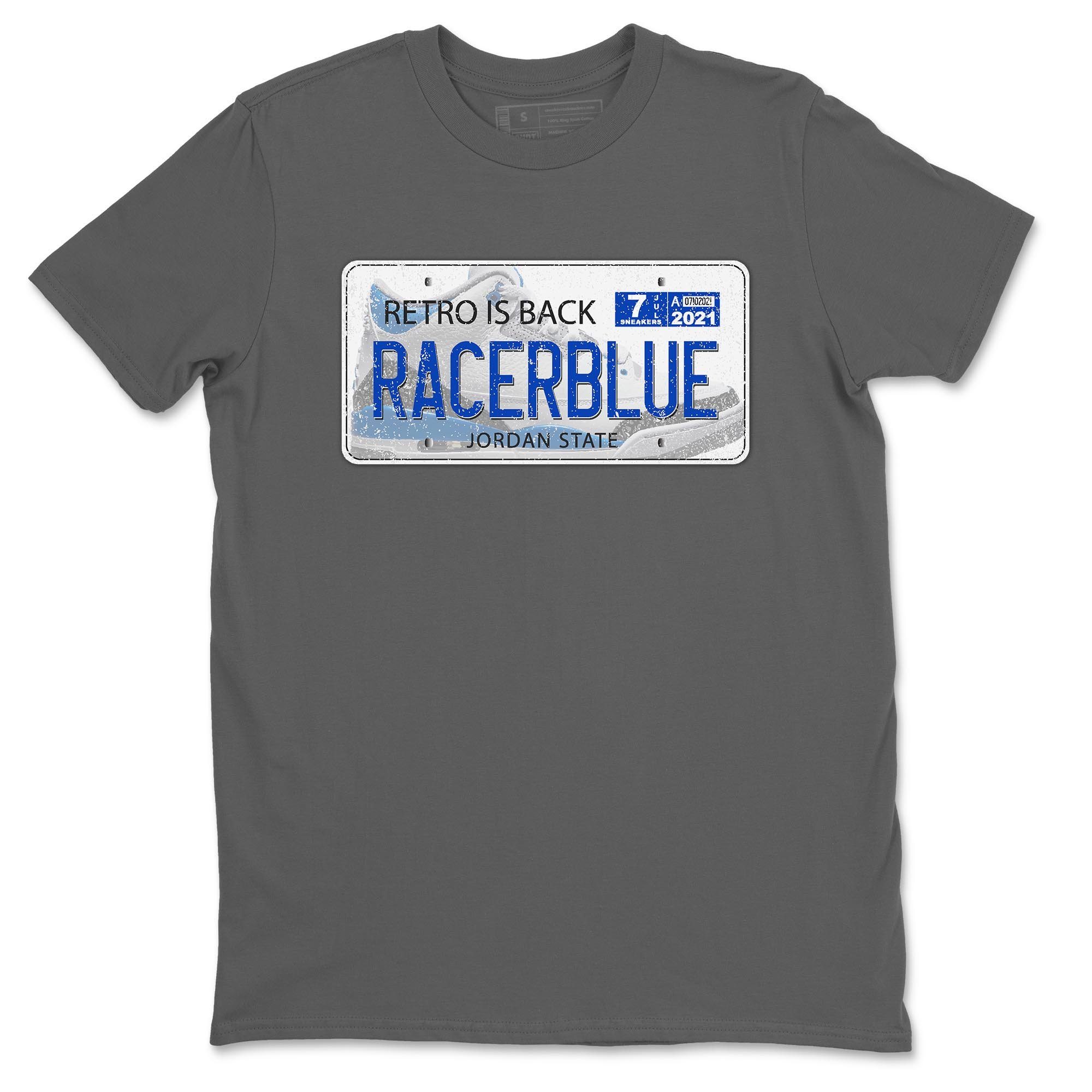 Jordan 3 Racer Blue Shirt To Match Jordans Jordan Plate Sneaker Tees Jordan 3 Racer Blue Drip Gear Zone Sneaker Matching Clothing Unisex Shirts