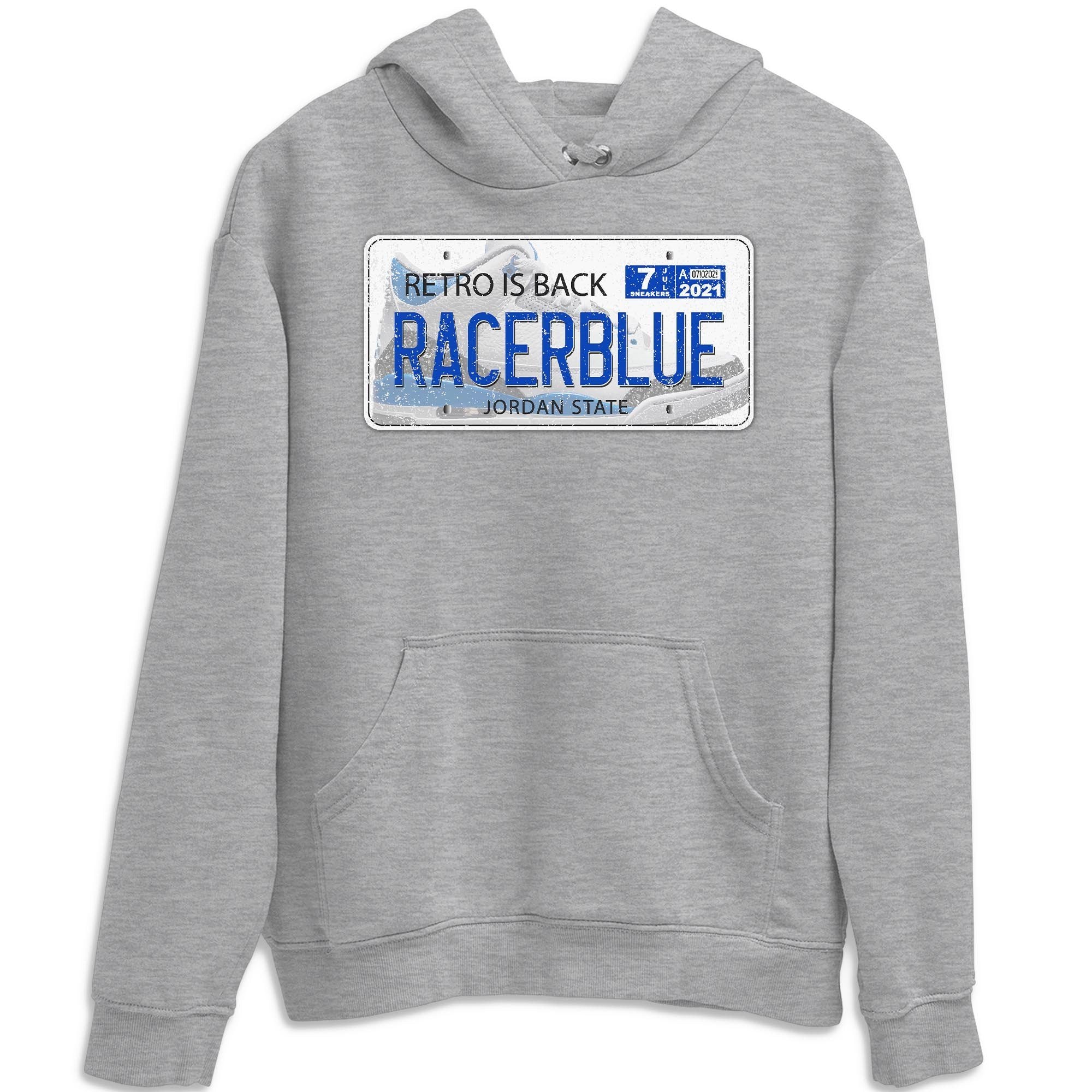 Jordan 3 Racer Blue Shirt To Match Jordans Jordan Plate Sneaker Tees Jordan 3 Racer Blue Drip Gear Zone Sneaker Matching Clothing Unisex Shirts