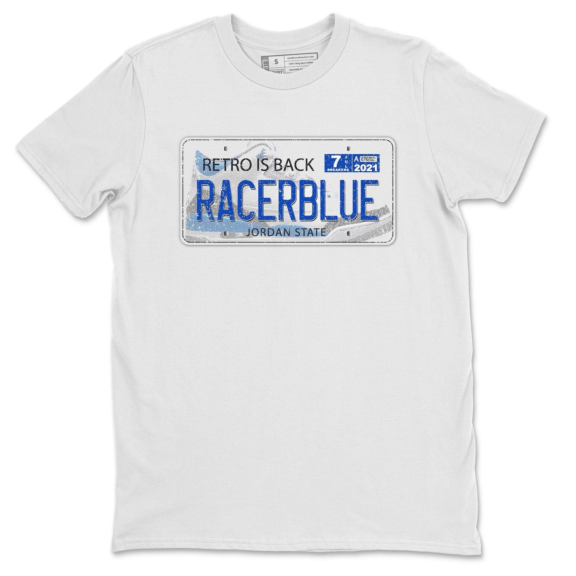 Jordan 3 Racer Blue Shirt To Match Jordans Jordan Plate Sneaker Tees Jordan 3 Racer Blue Drip Gear Zone Sneaker Matching Clothing Unisex Shirts