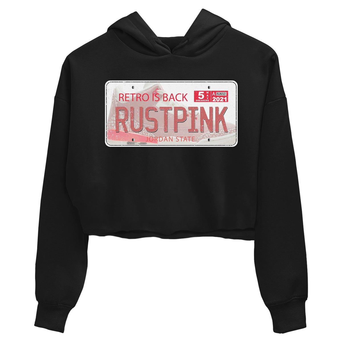 Jordan 3 Rust Pink Sneaker Matching T-Shirt Jordan Plate Sneaker Tees Jordan 3 Rust Pink Sneaker Release Tees Women's Shirts