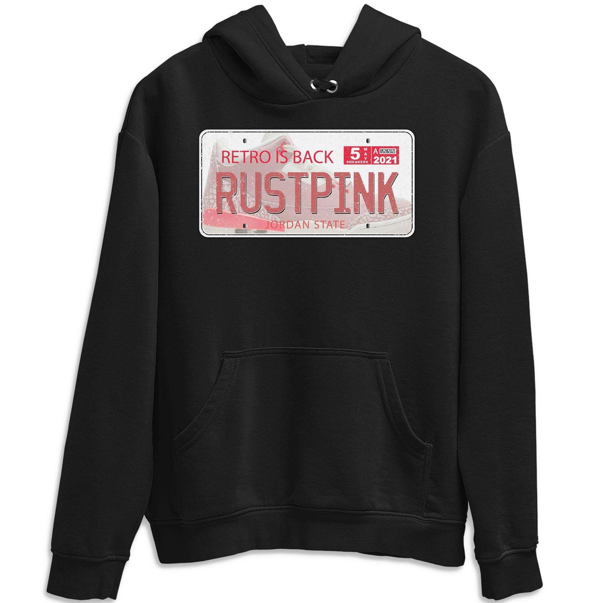 Jordan 3 Rust Pink Shirt To Match Jordans Jordan Plate Sneaker Tees Jordan 3 Rust Pink Drip Gear Zone Sneaker Matching Clothing Unisex Shirts