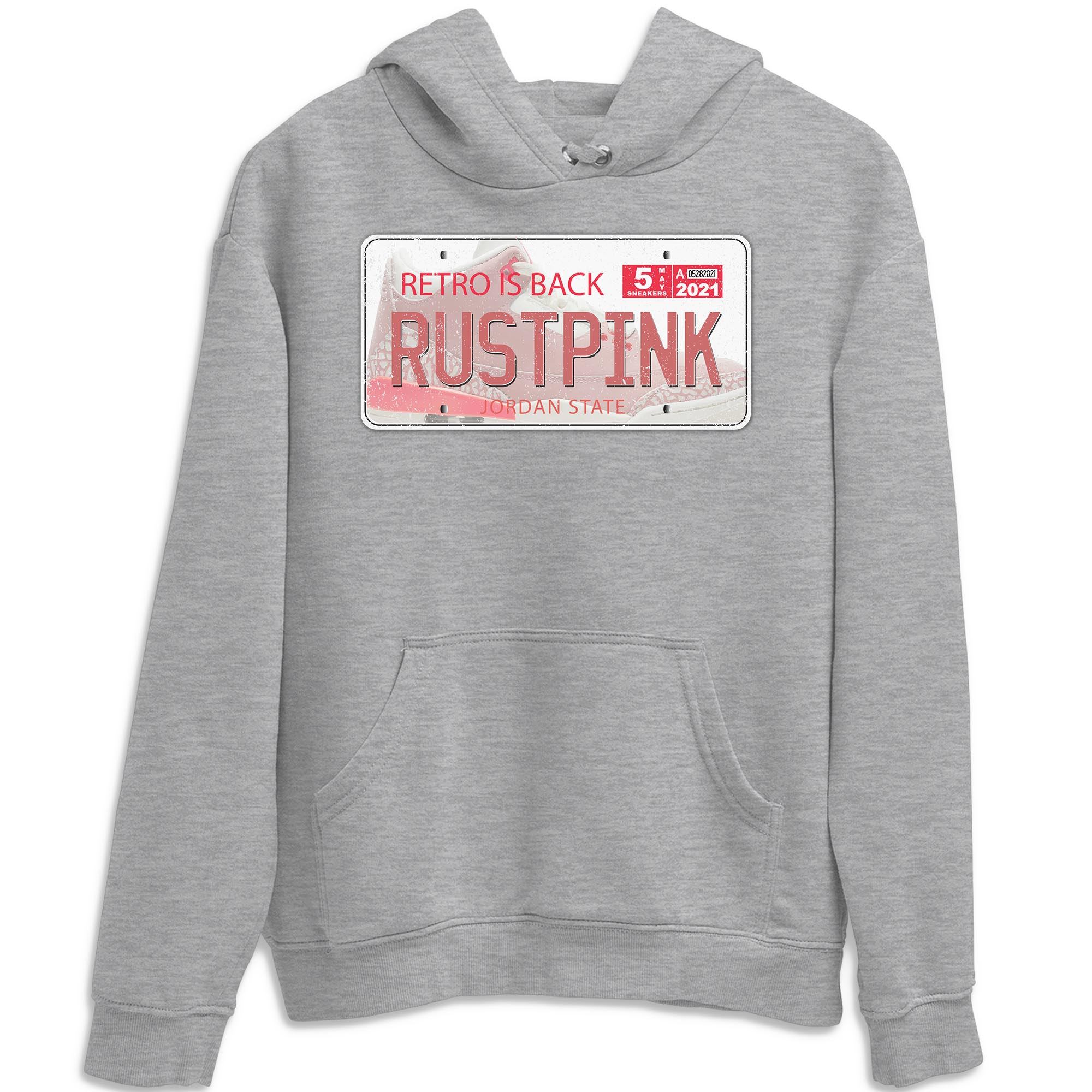 Jordan 3 Rust Pink Shirt To Match Jordans Jordan Plate Sneaker Tees Jordan 3 Rust Pink Drip Gear Zone Sneaker Matching Clothing Unisex Shirts