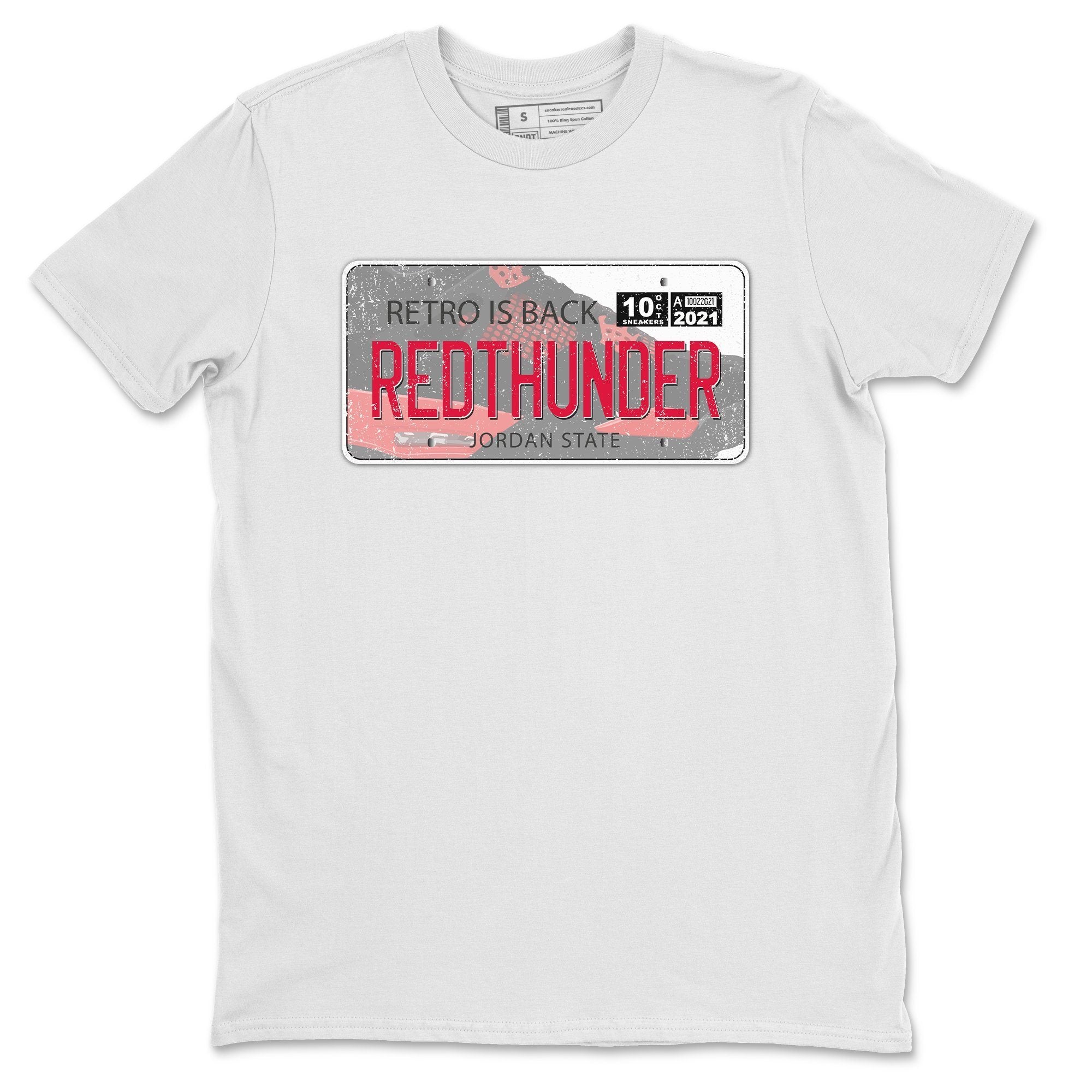 Jordan 4 Red Thunder Shirt To Match Jordans Jordan Plate Sneaker Tees Jordan 4 Red Thunder Drip Gear Zone Sneaker Matching Clothing Unisex Shirts