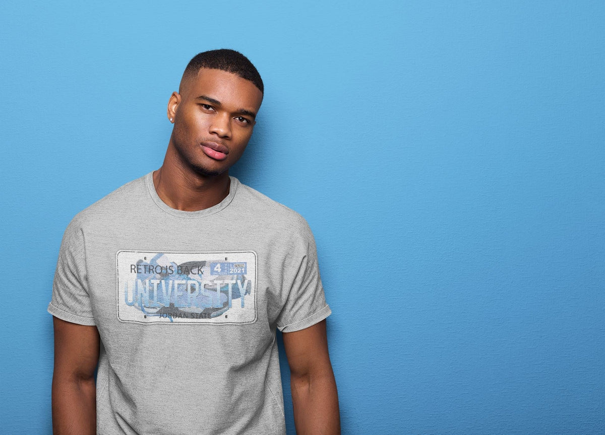 Jordan 4 University Blue Shirt To Match Jordans Jordan Plate Sneaker Tees Jordan 4 University Blue Drip Gear Zone Sneaker Matching Clothing Unisex Shirts