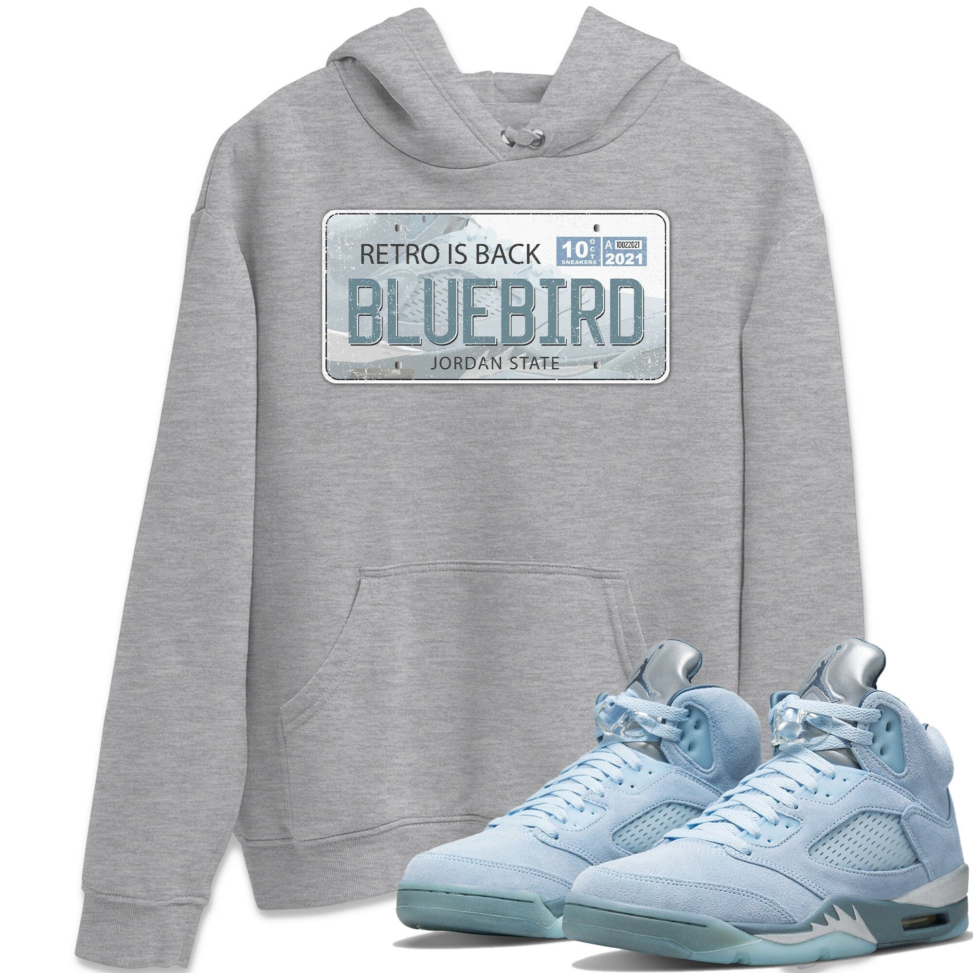 Jordan 5 Blue Bird Shirt To Match Jordans Jordan Plate Sneaker Tees Jordan 5 Blue Bird Drip Gear Zone Sneaker Matching Clothing Unisex Shirts