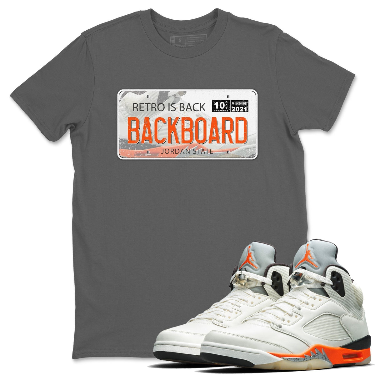 Jordan 5 Shattered Backboard Shirt To Match Jordans Jordan Plate Sneaker Tees Jordan 5 Shattered Backboard Drip Gear Zone Sneaker Matching Clothing Unisex Shirts