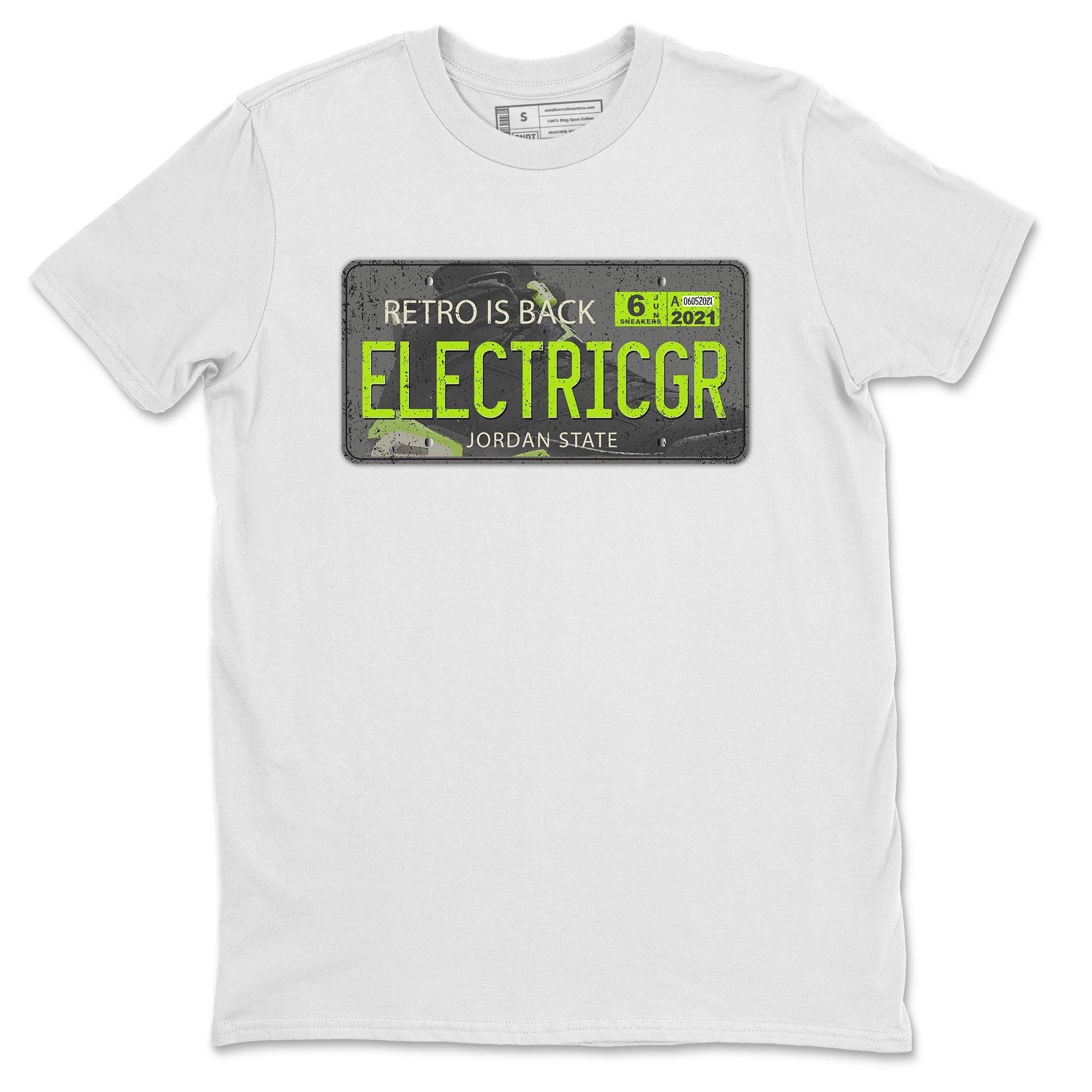 Jordan 6 Electric Green Shirt To Match Jordans Jordan Plate Sneaker Tees Jordan 6 Electric Green Drip Gear Zone Sneaker Matching Clothing Unisex Shirts