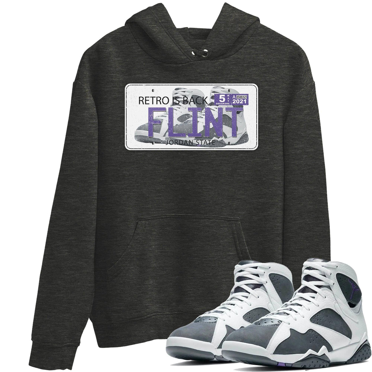 Jordan 7 Flint Shirt To Match Jordans Jordan Plate Sneaker Tees Jordan 7 Flint Drip Gear Zone Sneaker Matching Clothing Unisex Shirts