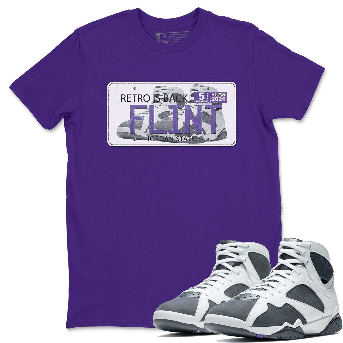 Jordan 7 Flint Shirt To Match Jordans Jordan Plate Sneaker Tees Jordan 7 Flint Drip Gear Zone Sneaker Matching Clothing Unisex Shirts