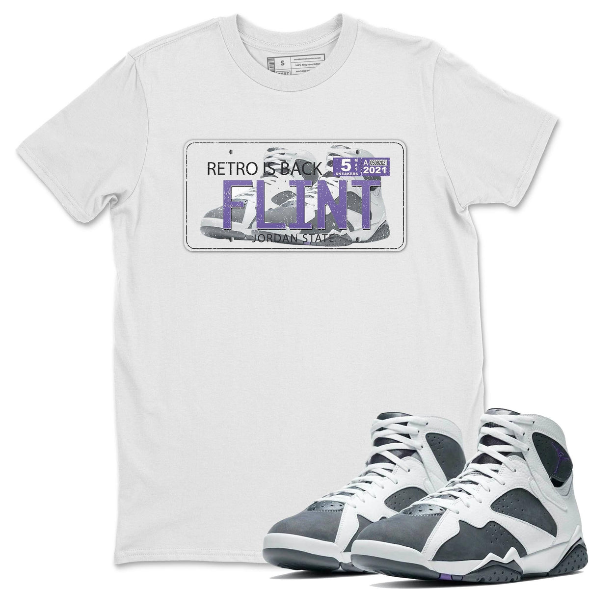 Jordan 7 Flint Shirt To Match Jordans Jordan Plate Sneaker Tees Jordan 7 Flint Drip Gear Zone Sneaker Matching Clothing Unisex Shirts