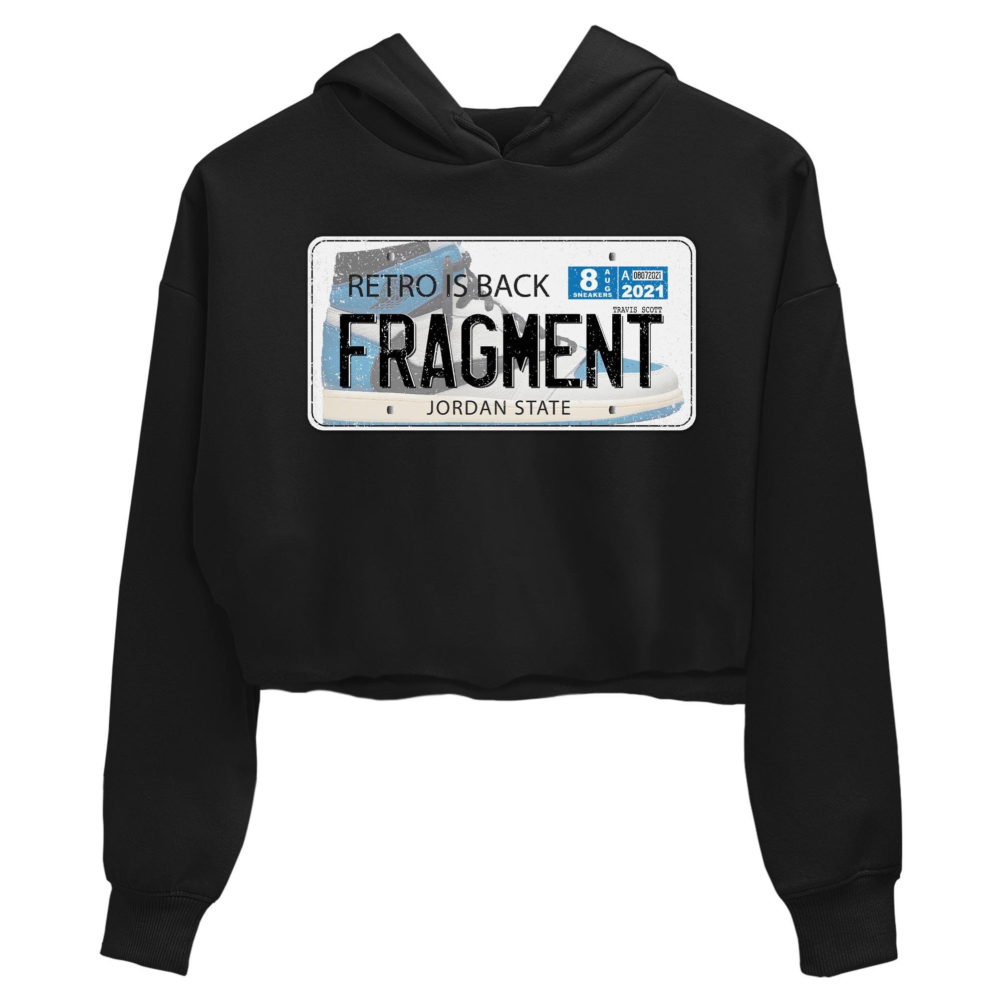 Jordan 1 Travis Scott Fragment Sneaker Matching T-Shirt Jordan Plate Sneaker Tees Jordan 1 Travis Scott Fragment Sneaker Release Tees Women's Shirts