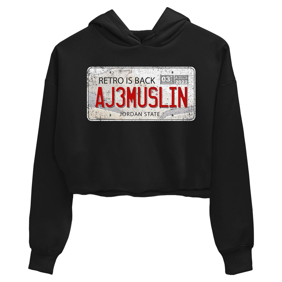 Jordan 3 Muslin Sneaker Matching T-Shirt Jordan Plate Sneaker Tees Jordan 3 Muslin Sneaker Release Tees Women's Shirts