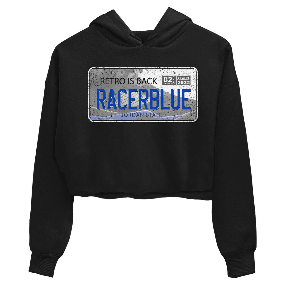 Jordan 5 Racer Blue Sneaker Matching T-Shirt Jordan Plate Sneaker Tees Jordan 5 Racer Blue Sneaker Release Tees Women's Shirts
