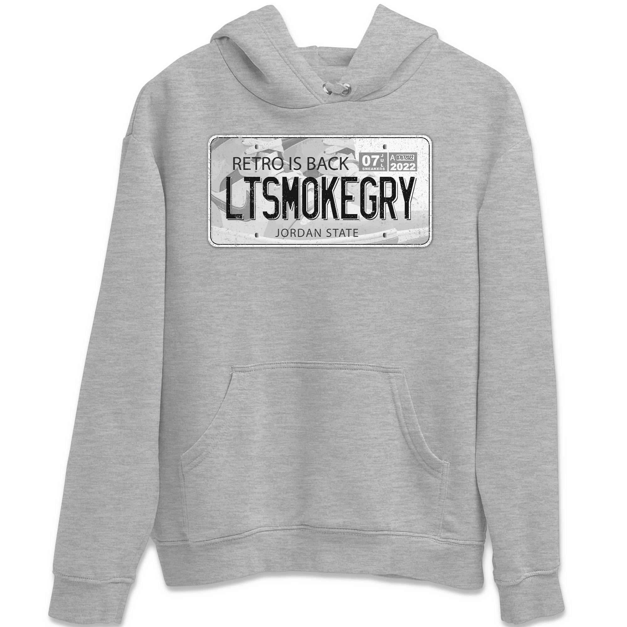 Jordan 1 Light Smoke Grey Sneaker Matching T-Shirt Jordan Plate Sneaker Tees Jordan 1 Light Smoke Grey Sneaker Release Tees Crew Neck Tees