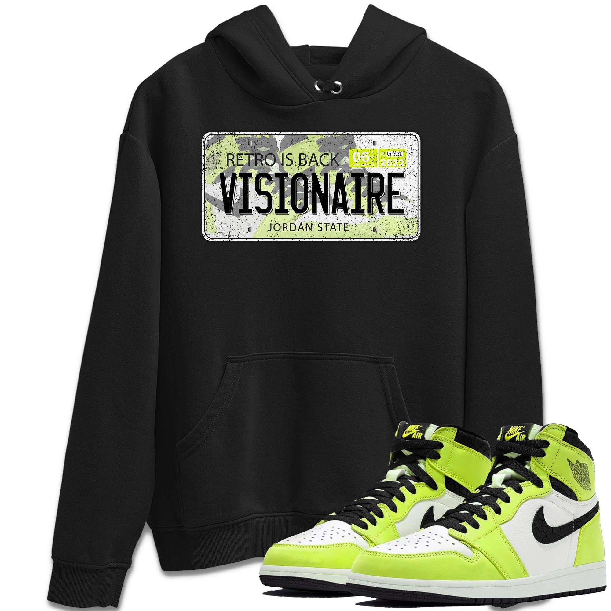 Jordan 1 Visionaire Sneaker Matching T-Shirt Jordan Plate Sneaker Tees Jordan 1 Visionaire Sneaker Release Tees Crew Neck Tees
