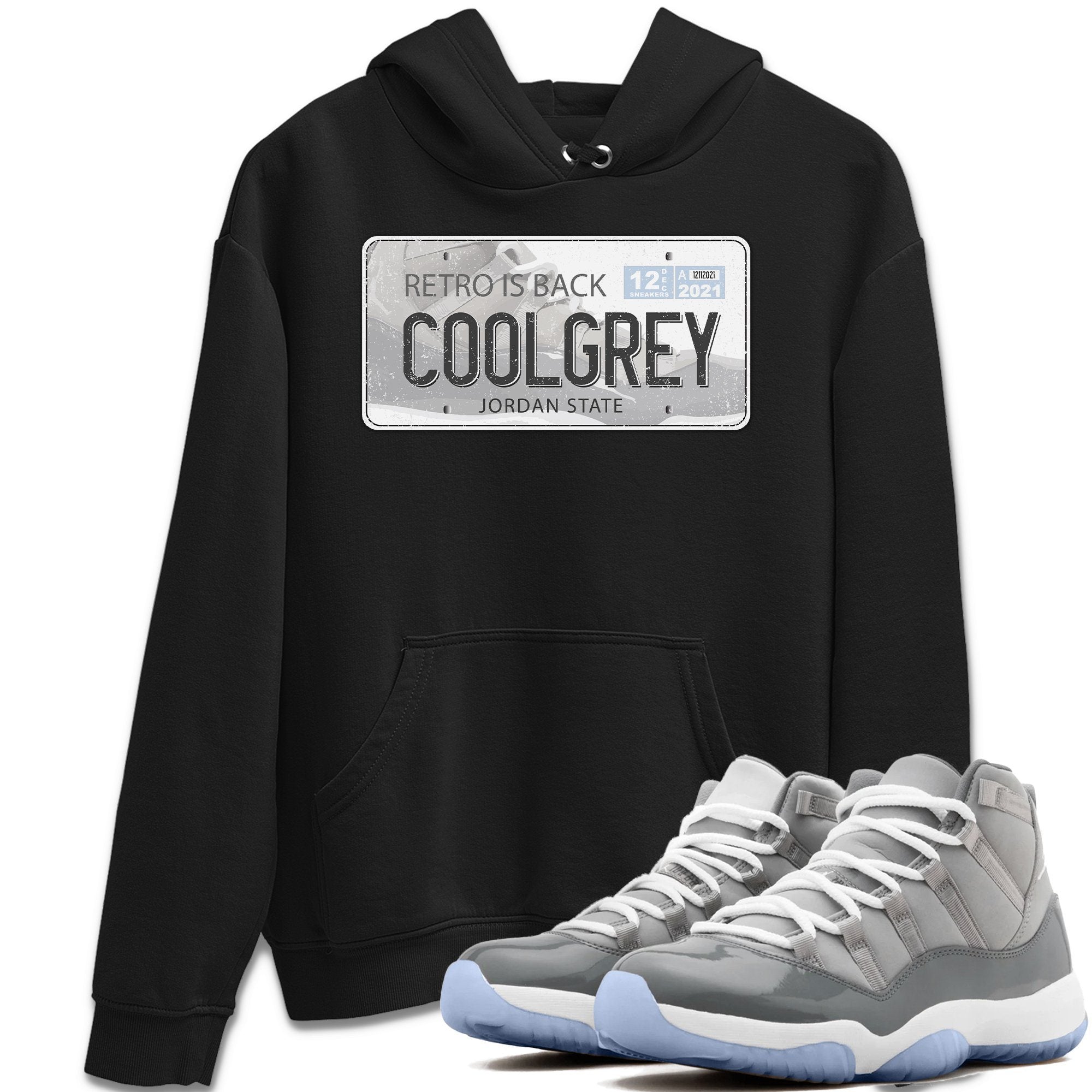 Jordan 11 Cool Grey Shirt To Match Jordans Jordan Plate Sneaker Tees Jordan 11 Cool Grey Drip Gear Zone Sneaker Matching Clothing Unisex Shirts