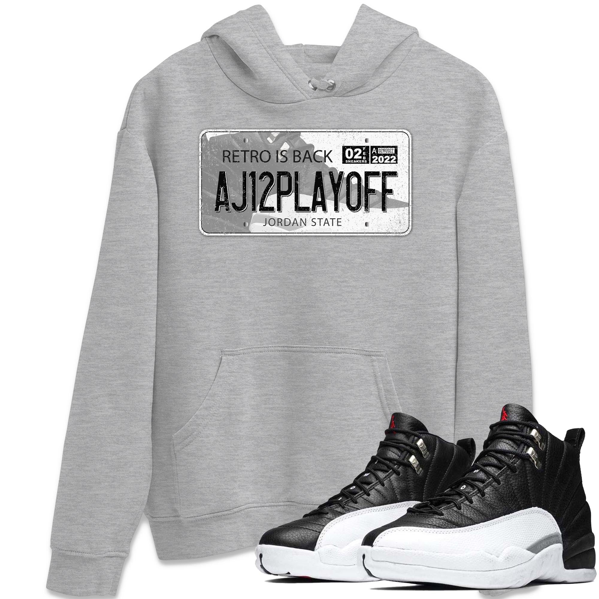 Jordan 12 Playoffs Shirt To Match Jordans Jordan Plate Sneaker Tees Jordan 12 Playoffs Drip Gear Zone Sneaker Matching Clothing Unisex Shirts