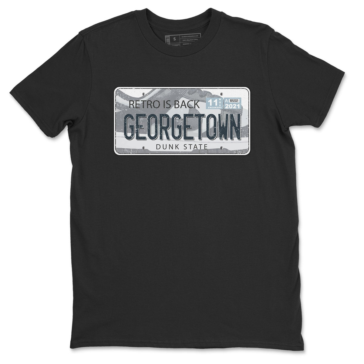 Dunk championship Grey Sneaker Match Tees Jordan Plate Sneaker Tees Dunk championship Grey Jordan to match sneaker T-Shirt Crew Neck Shirts