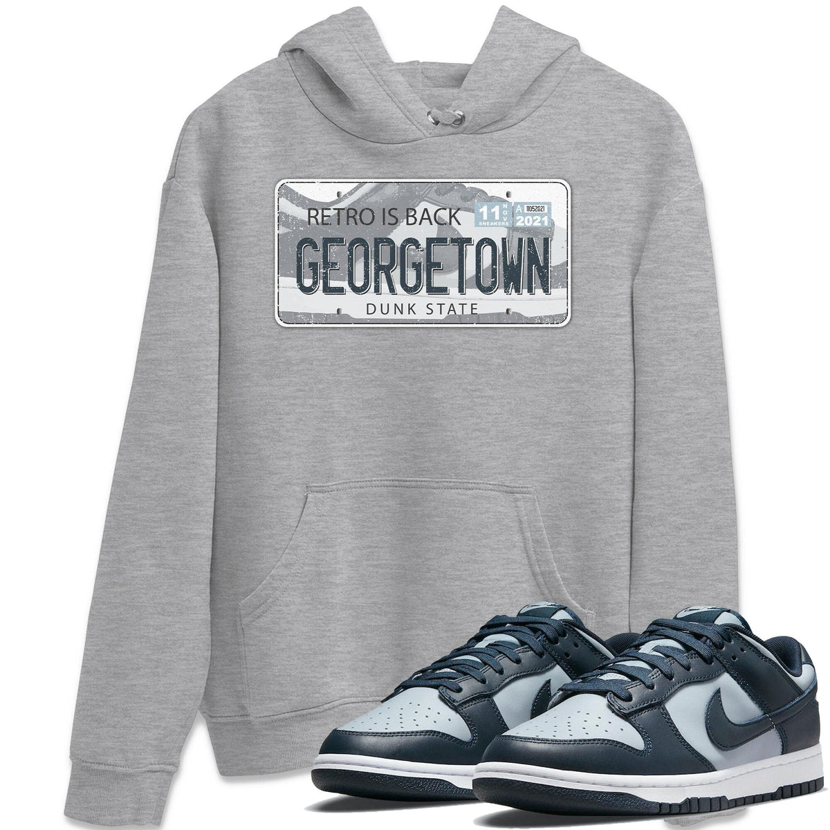 Dunk championship Grey Sneaker Match Tees Jordan Plate Sneaker Tees Dunk championship Grey Jordan to match sneaker T-Shirt Crew Neck Shirts