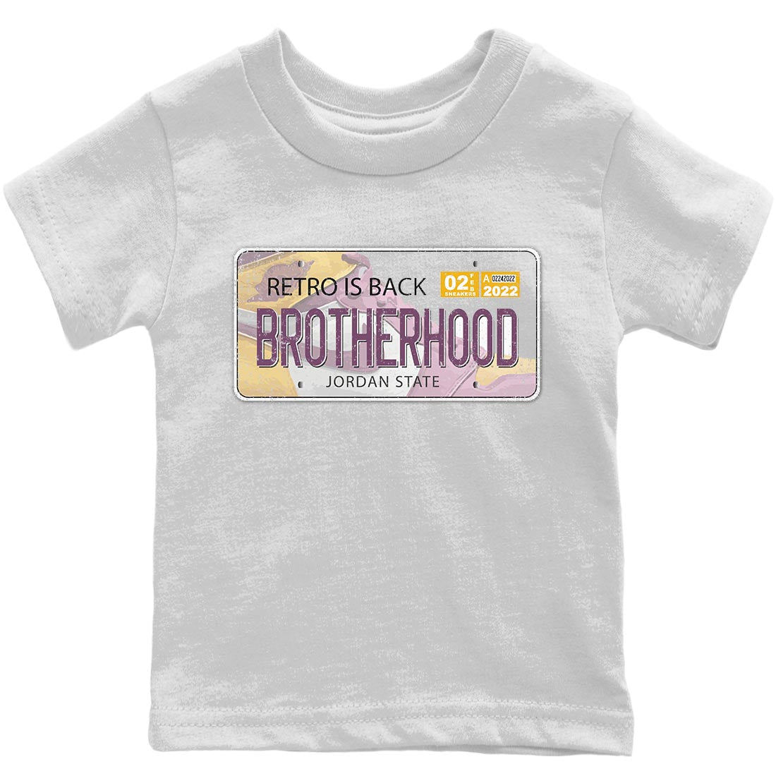 Jordan 1 Brotherhood Sneaker Matching T-Shirt Jordan Plate Sneaker Tees Jordan 1 Brotherhood Sneaker Release Tees Kids Shirts