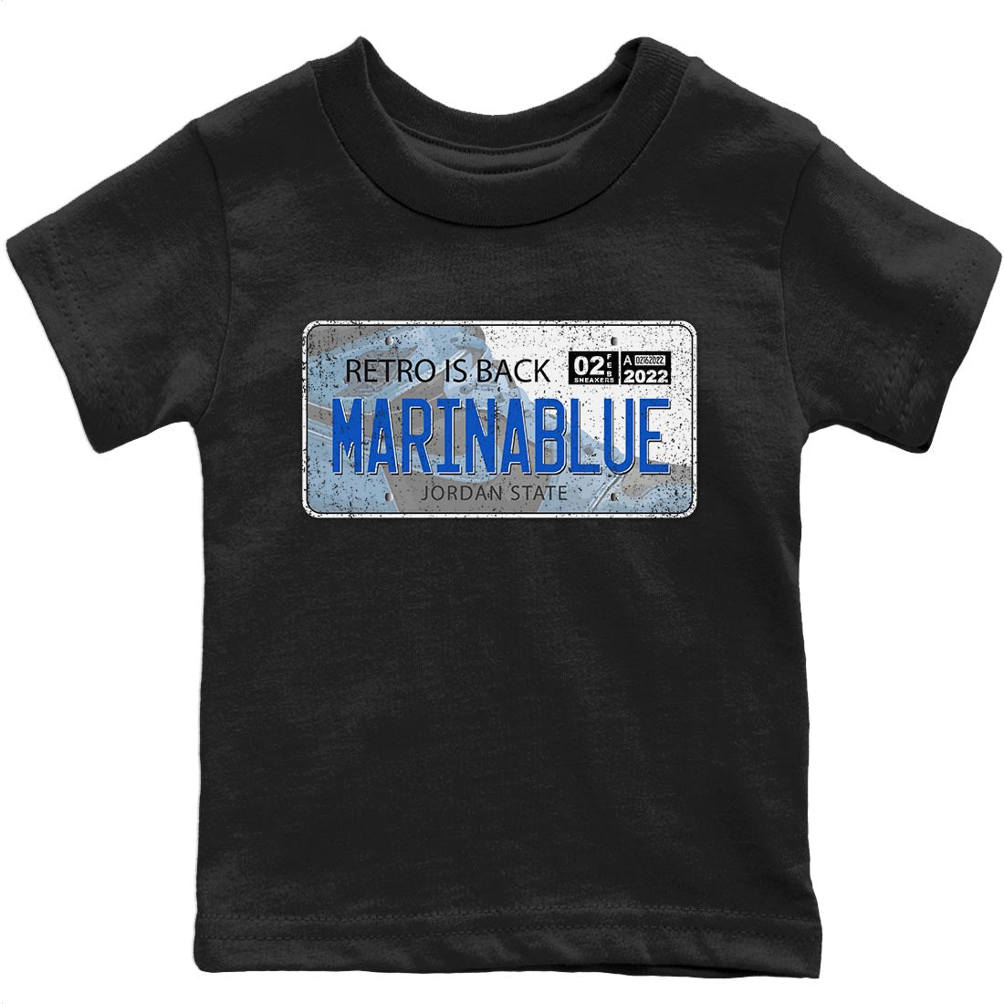 Jordan 1 Dark Marina Blue Sneaker Matching T-Shirt Jordan Plate Sneaker Tees Jordan 1 Dark Marina Blue Sneaker Release Tees Kids Shirts