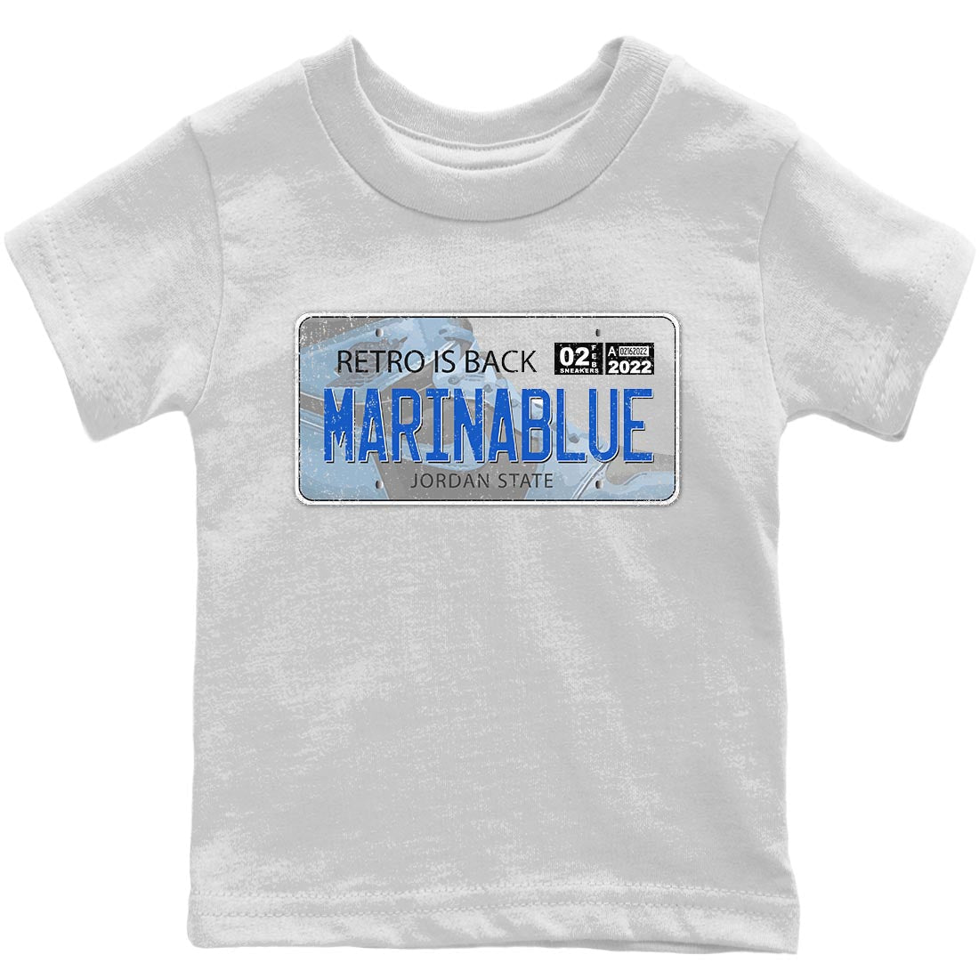 Jordan 1 Dark Marina Blue Sneaker Matching T-Shirt Jordan Plate Sneaker Tees Jordan 1 Dark Marina Blue Sneaker Release Tees Kids Shirts