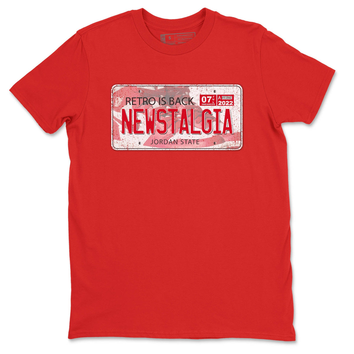 Jordan 1 Newstalgia Sneaker Matching T-Shirt Jordan Plate Sneaker Tees Jordan 1 Newstalgia Sneaker Release Tees Crew Neck Tees