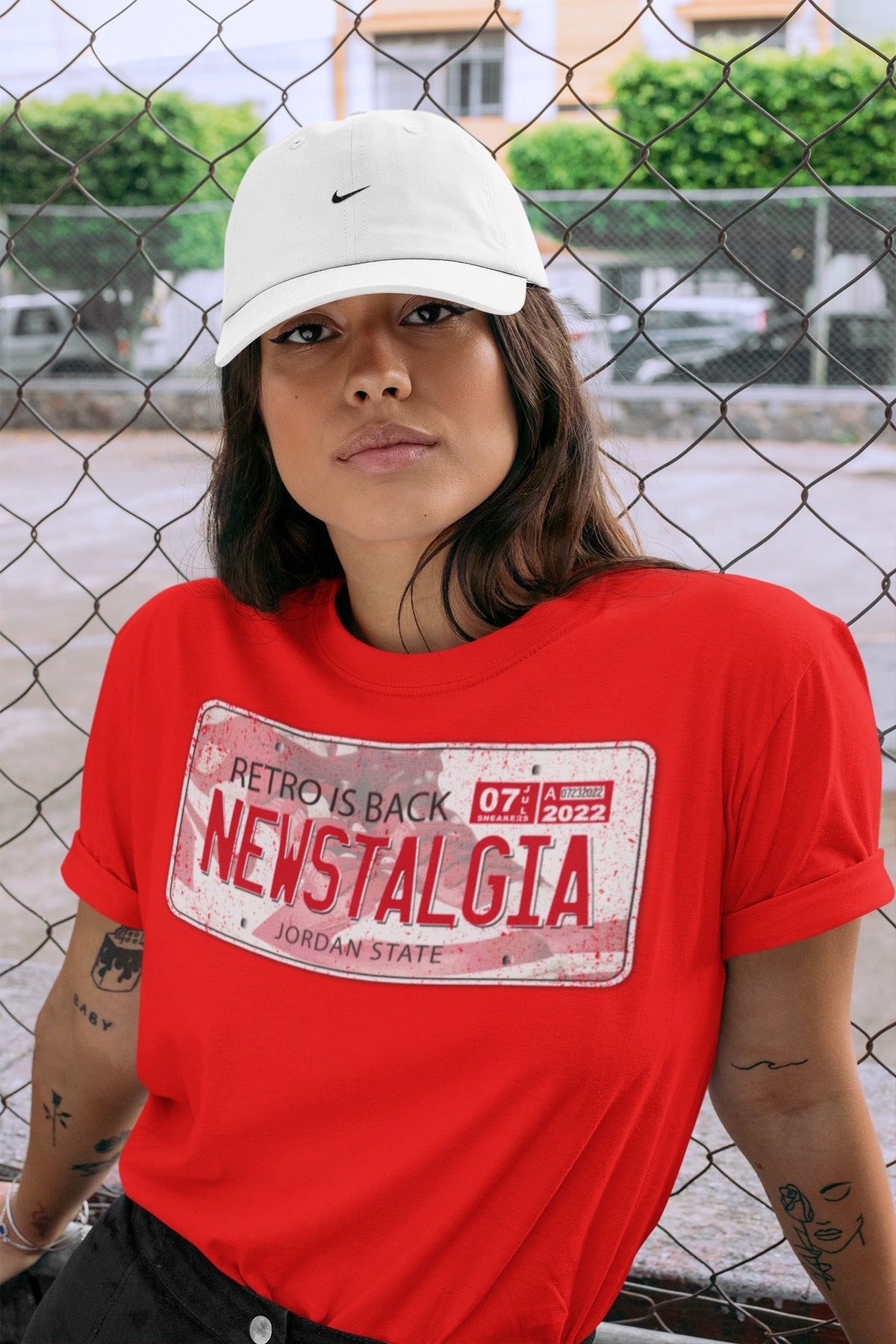 Jordan 1 Newstalgia Sneaker Matching T-Shirt Jordan Plate Sneaker Tees Jordan 1 Newstalgia Sneaker Release Tees Crew Neck Tees